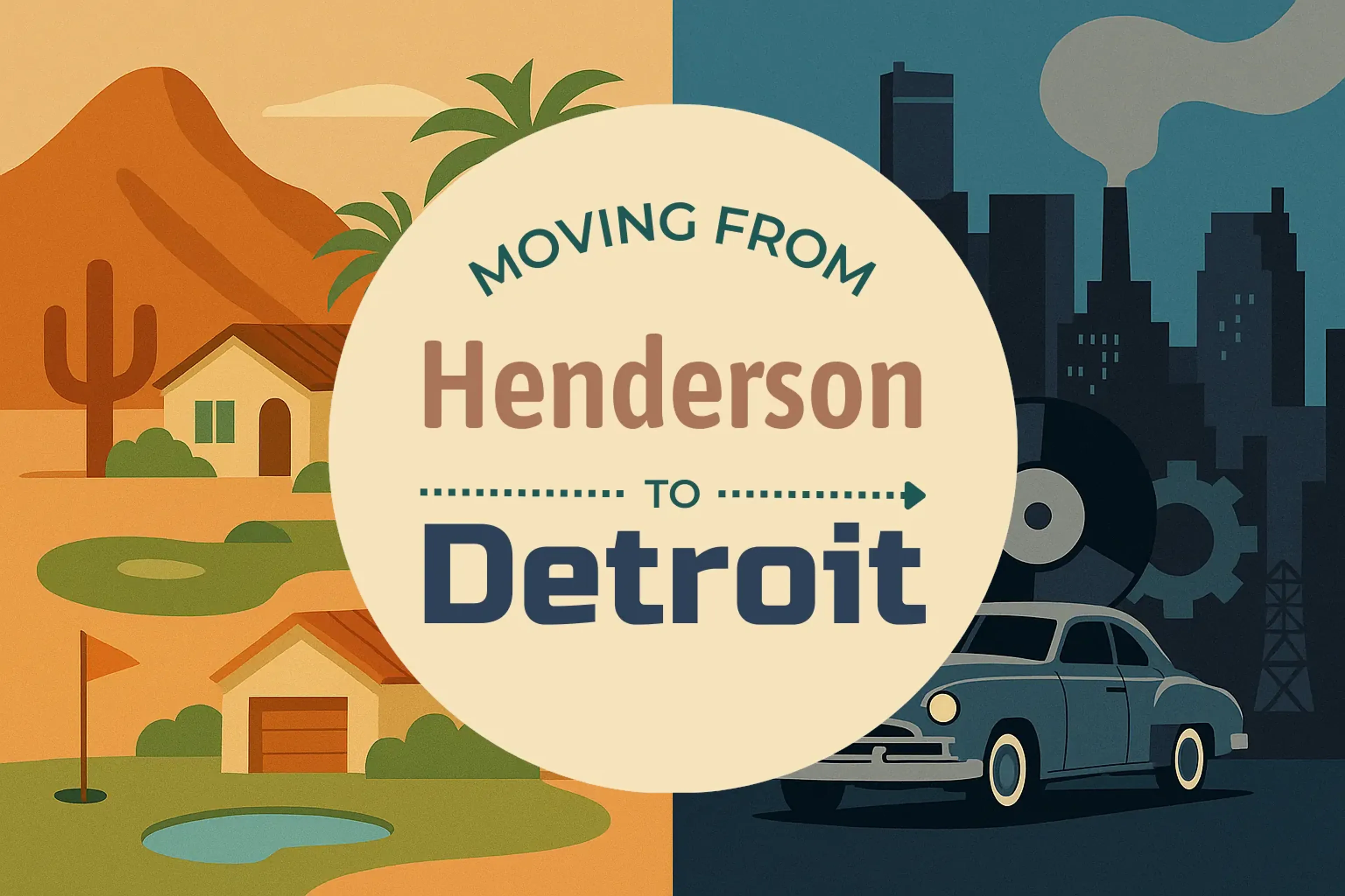 Side-by-side comparison of Henderson to Detroit moving companies