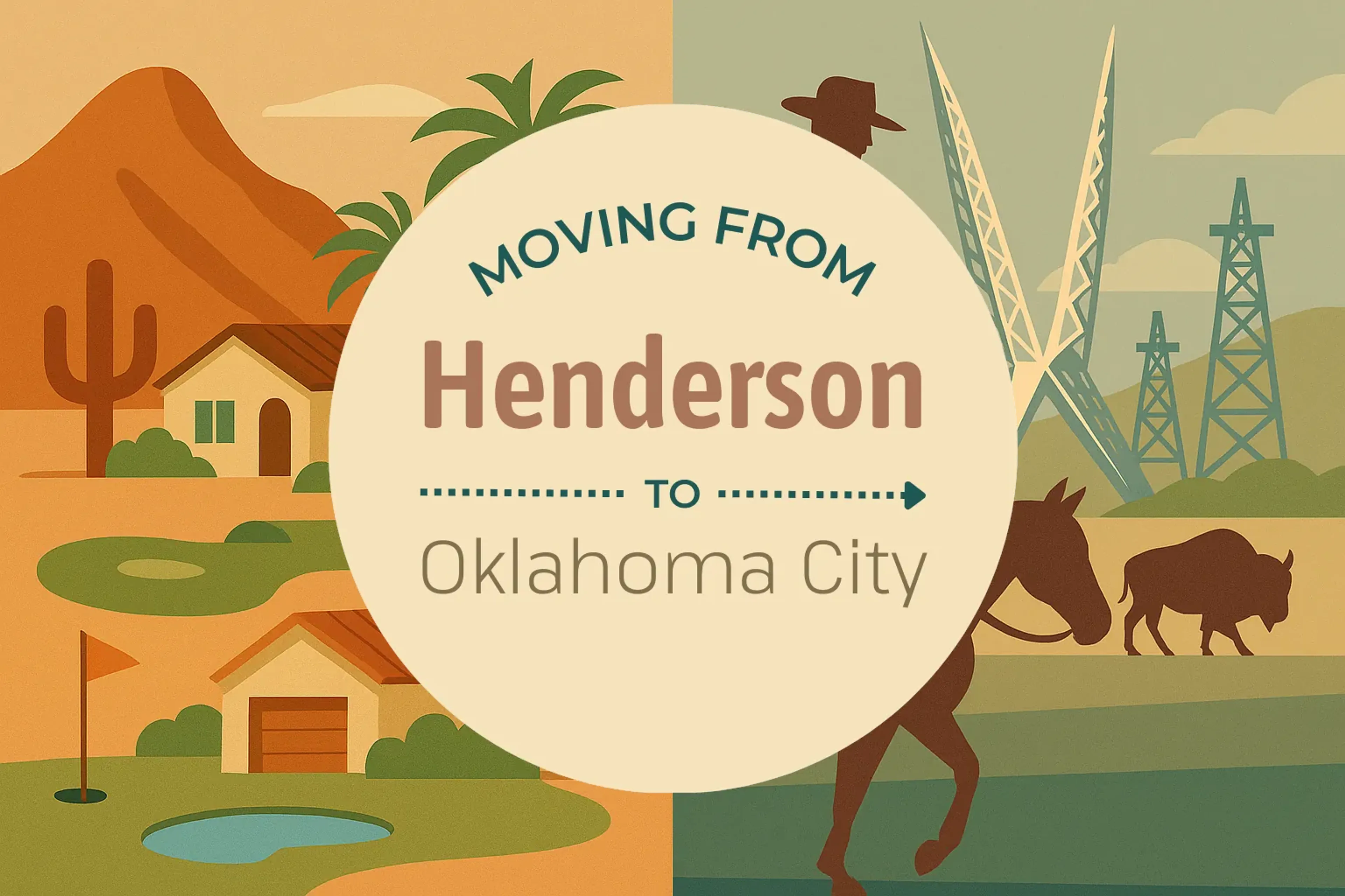 Side-by-side comparison of Henderson to Oklahoma City moving companies