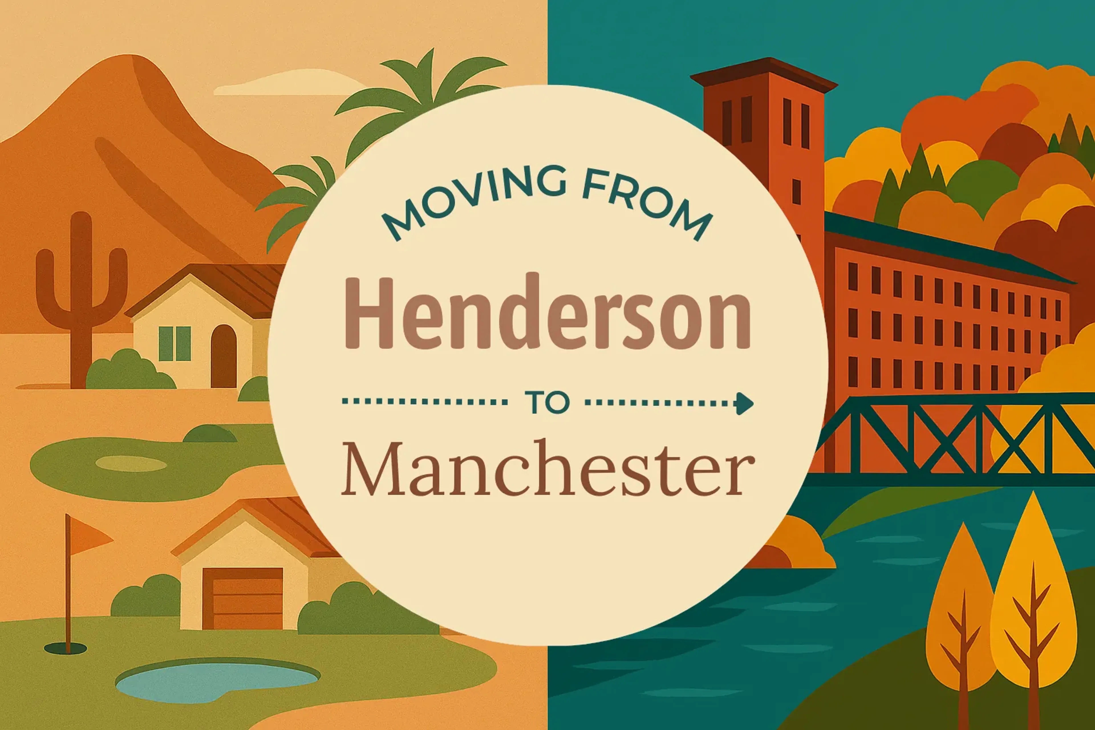 Side-by-side comparison of Henderson to Manchester moving companies
