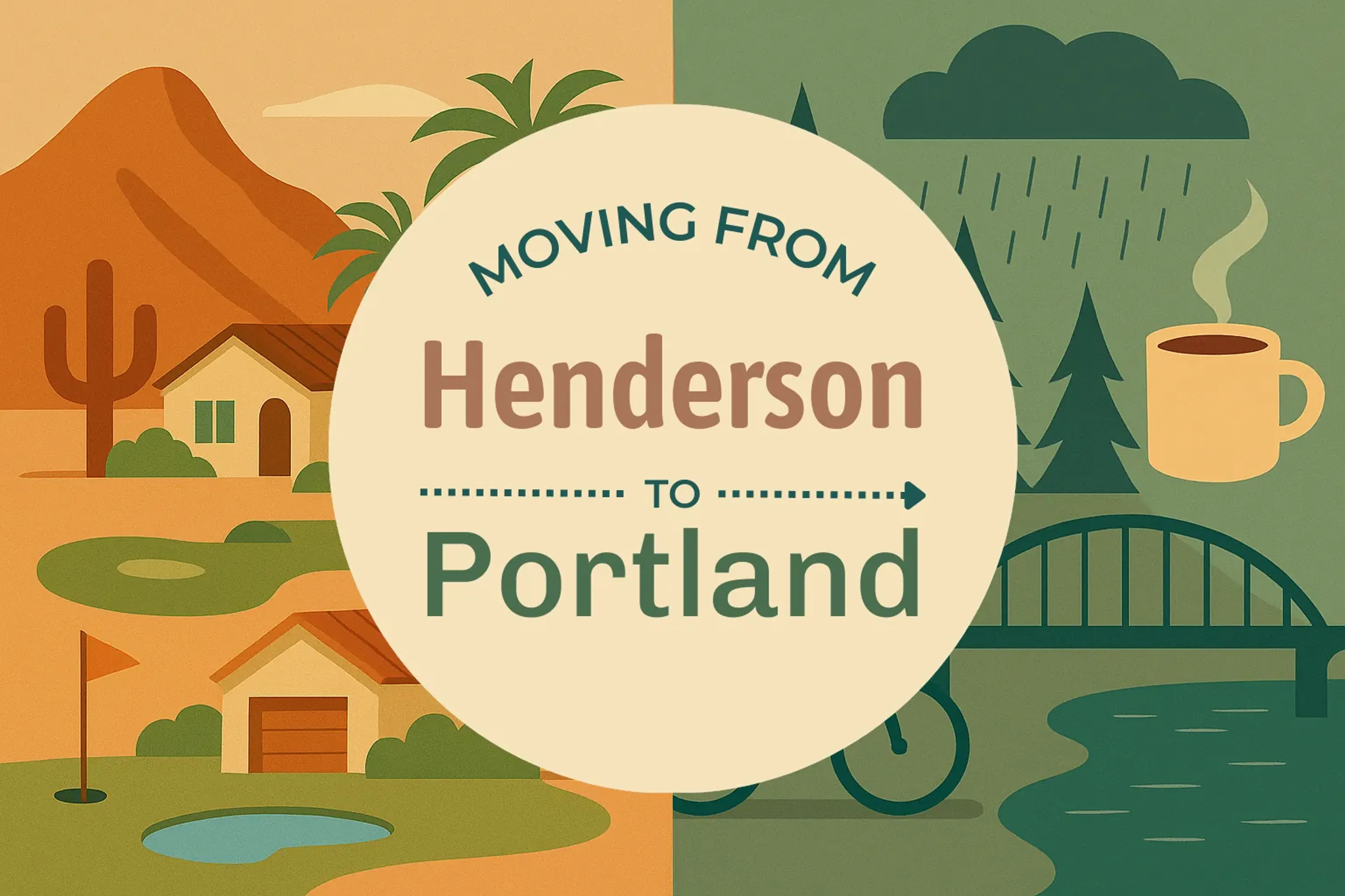 Side-by-side comparison of Henderson to Portland moving companies