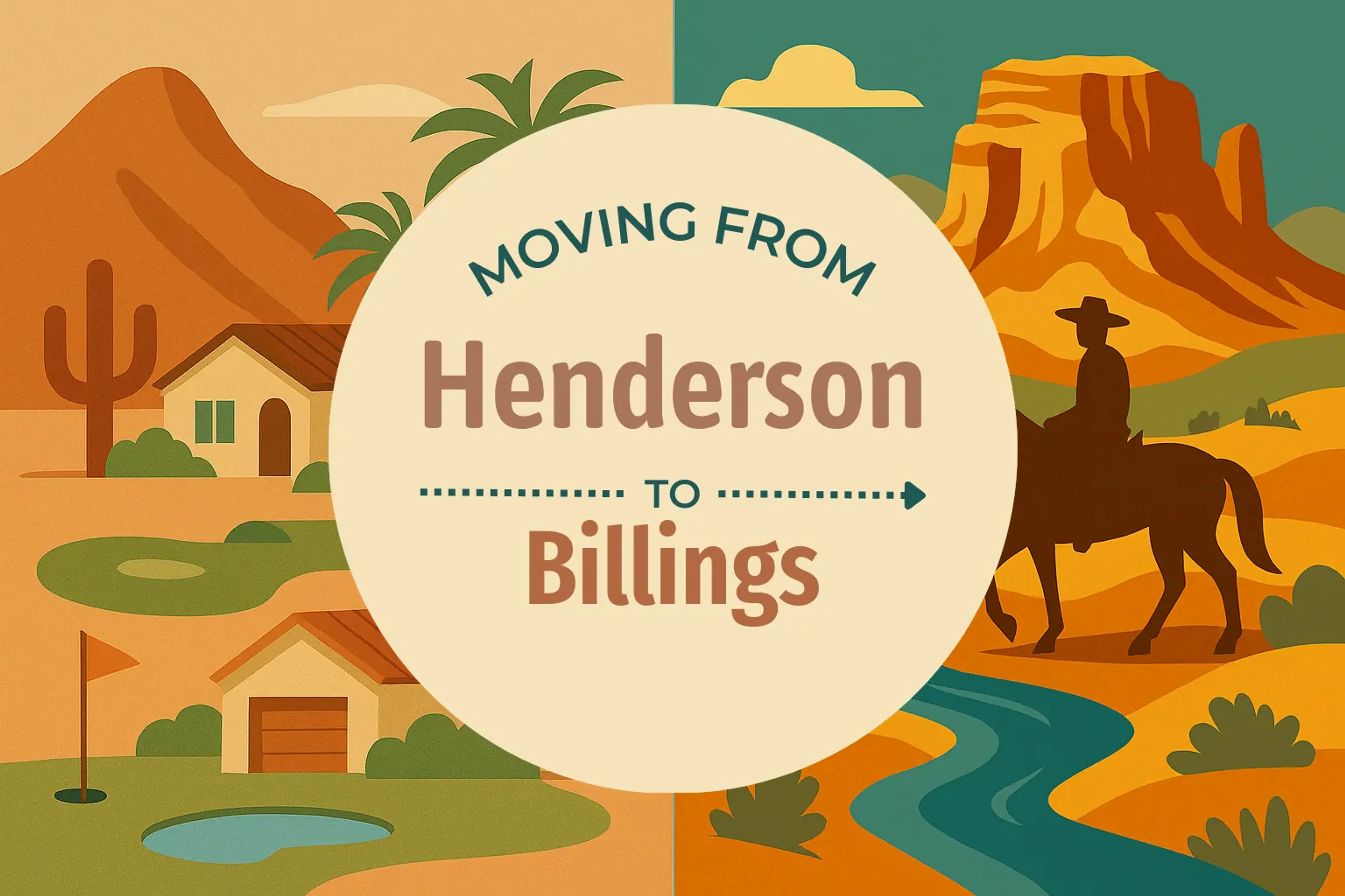 Side-by-side comparison of Henderson to Billings moving companies
