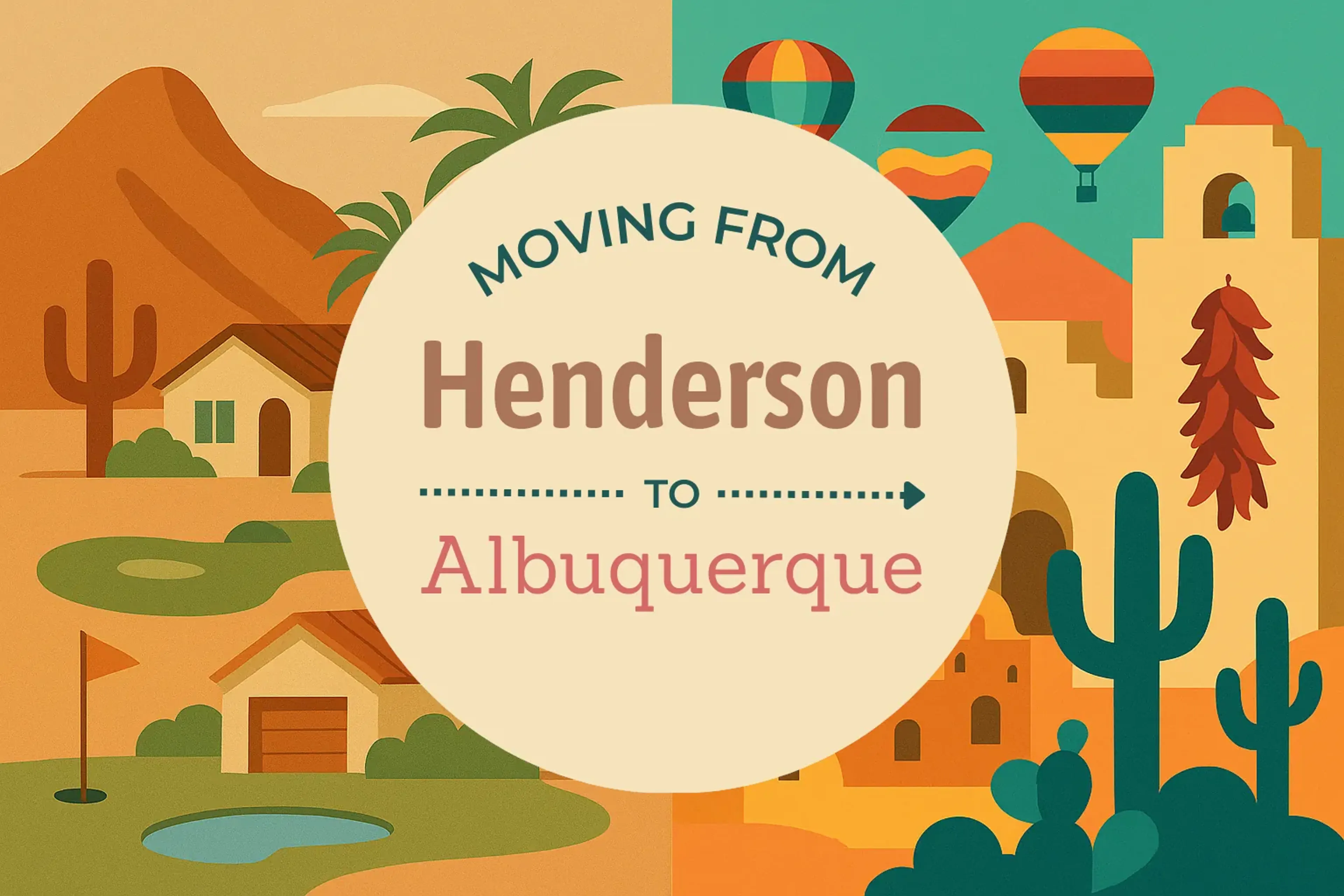 Side-by-side comparison of Henderson to Albuquerque moving companies