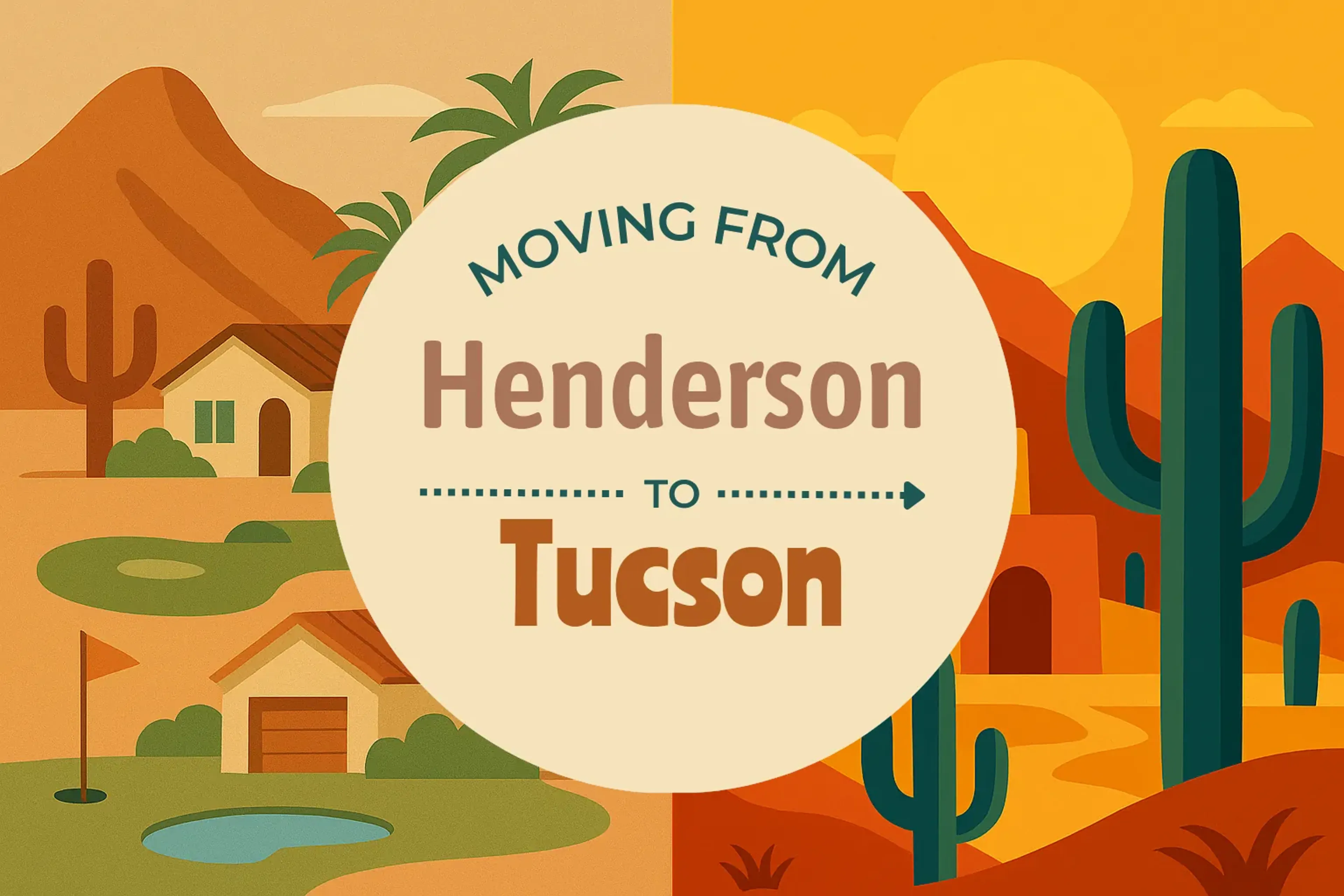 Side-by-side comparison of Henderson to Tucson moving companies