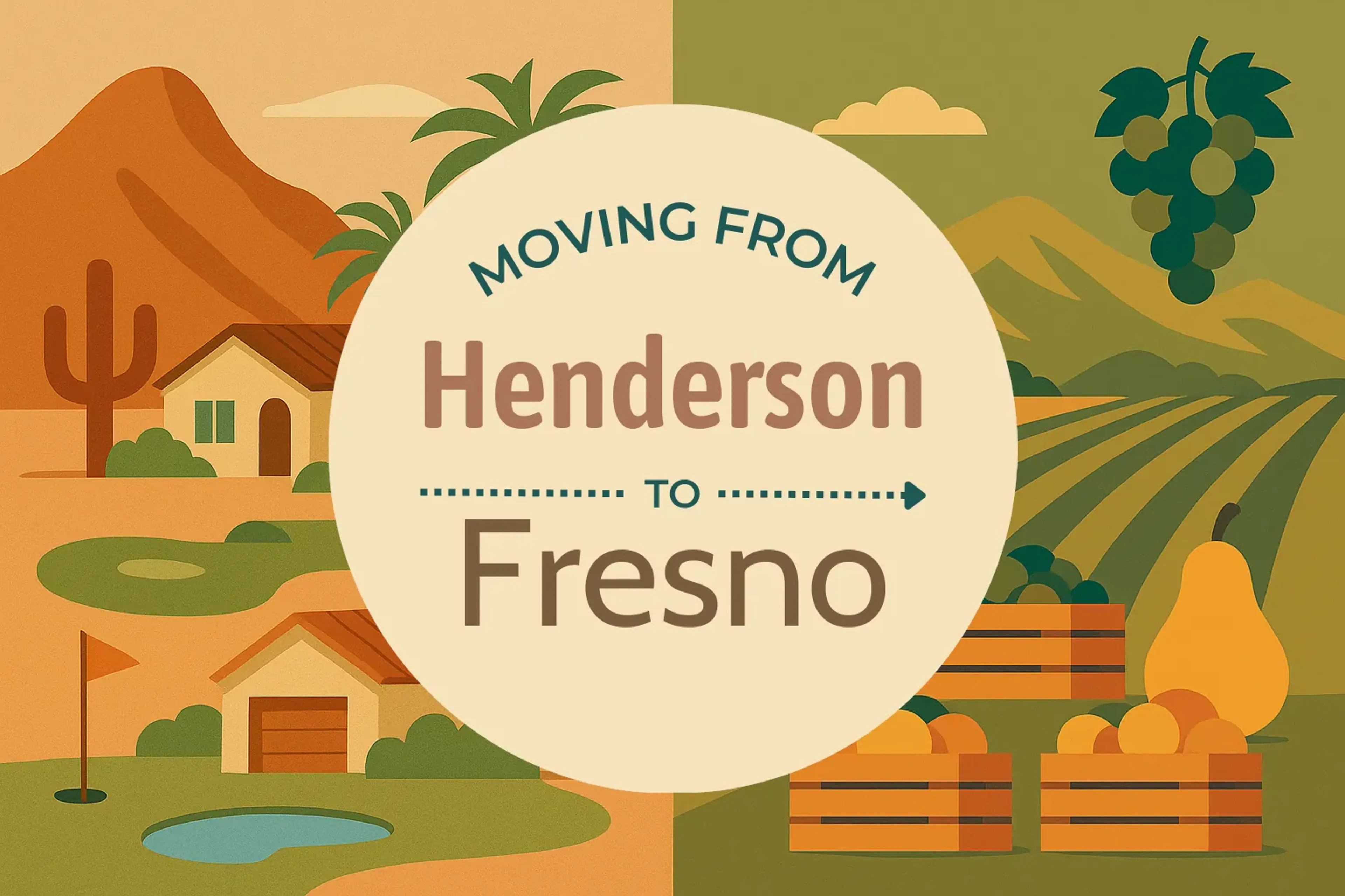 Side-by-side comparison of Henderson to Fresno moving companies
