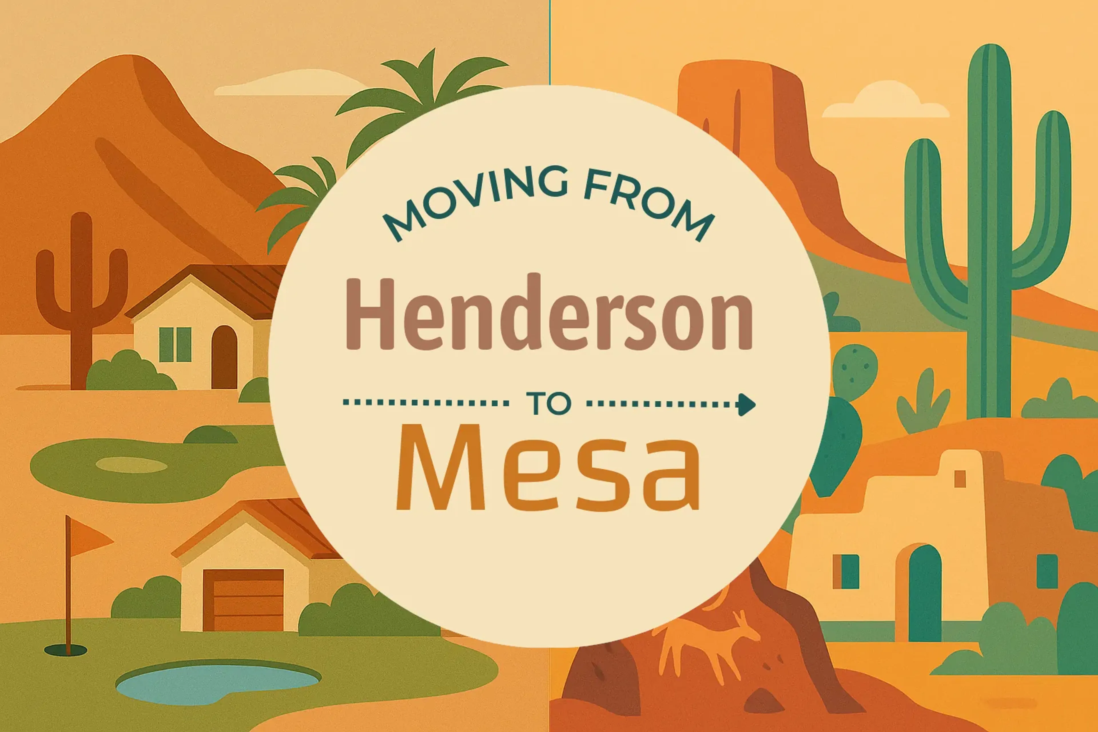 Side-by-side comparison of Henderson to Mesa moving companies