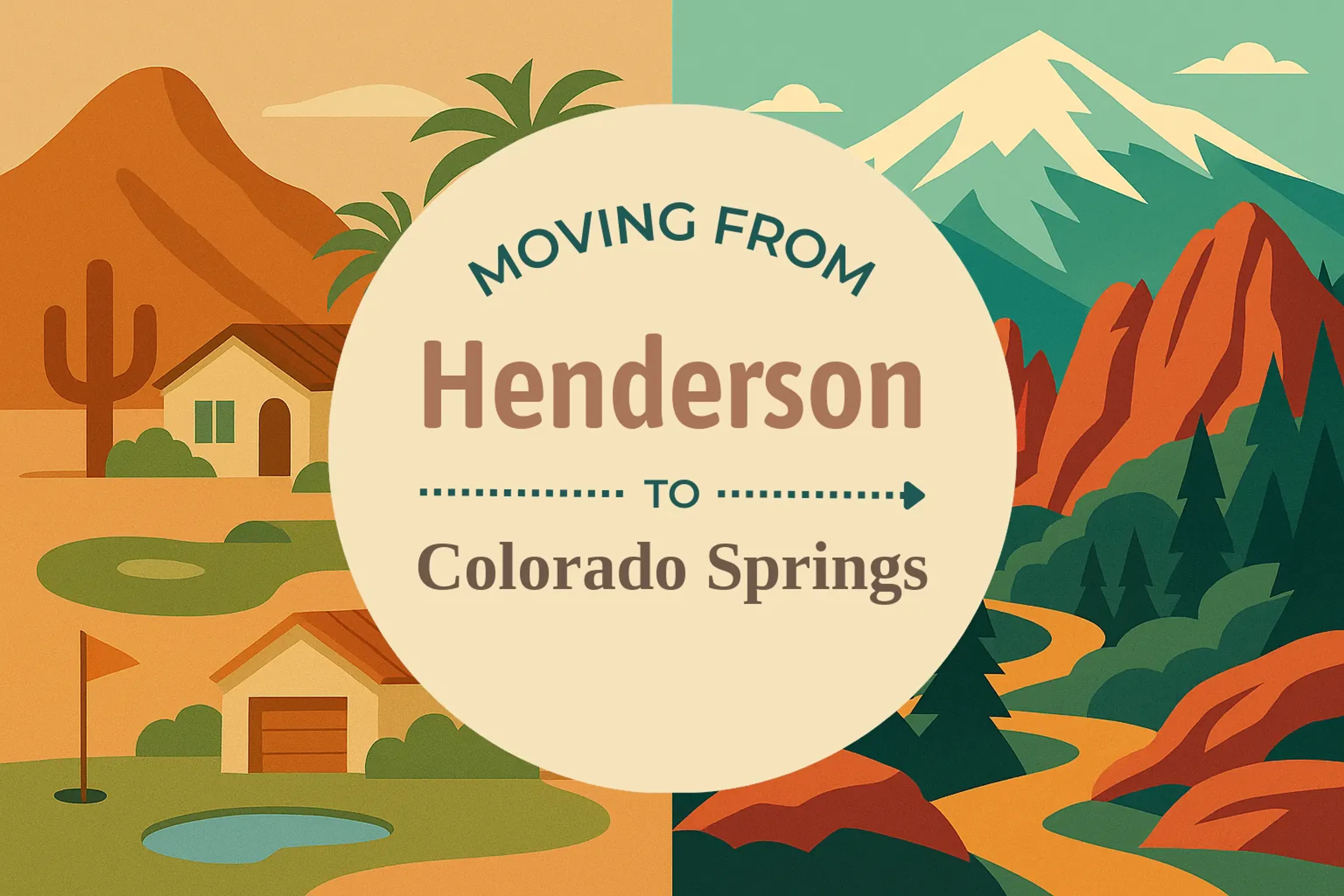 Side-by-side comparison of Henderson to Colorado Springs moving companies