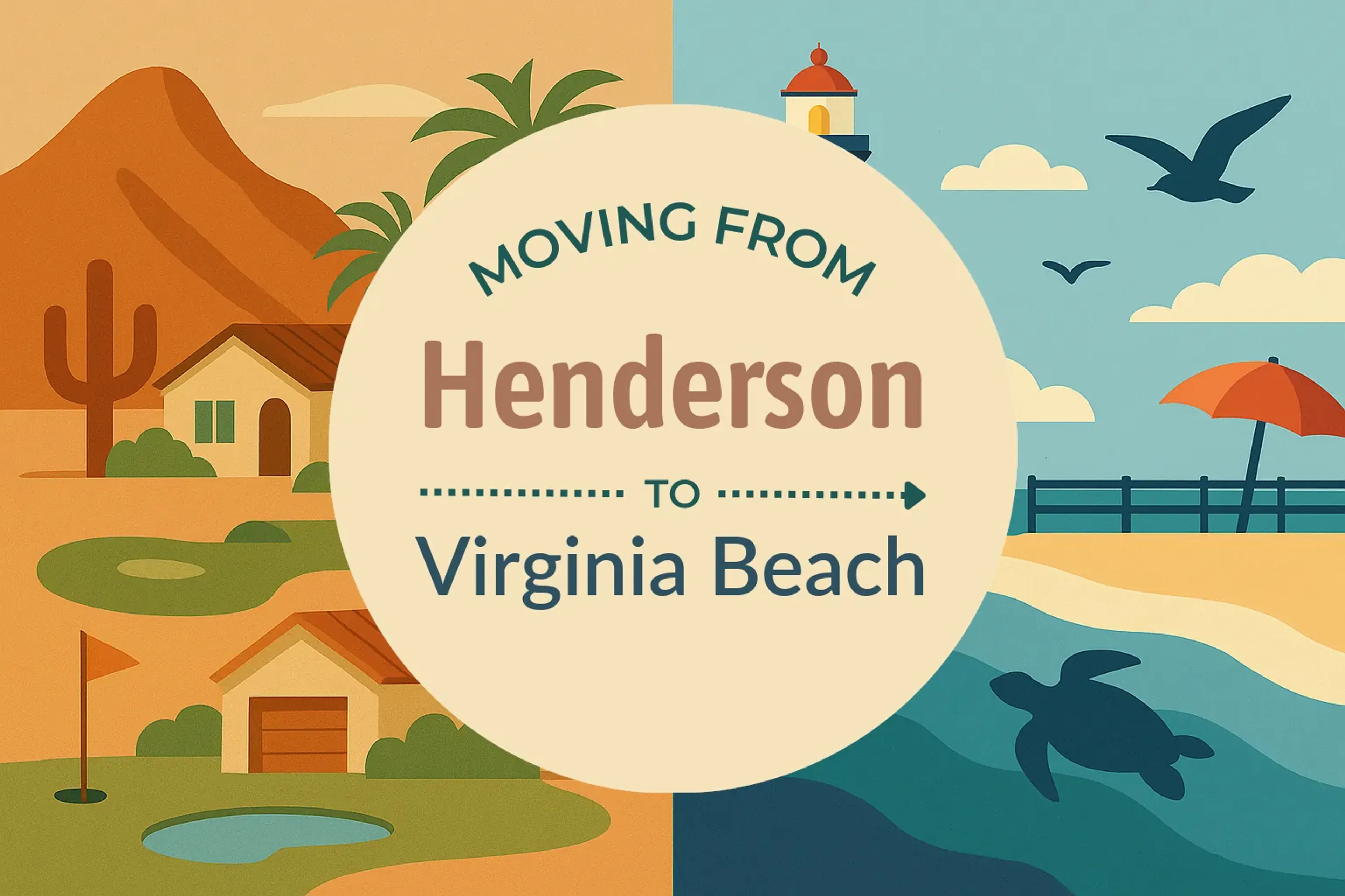 Side-by-side comparison of Henderson to Virginia Beach moving companies