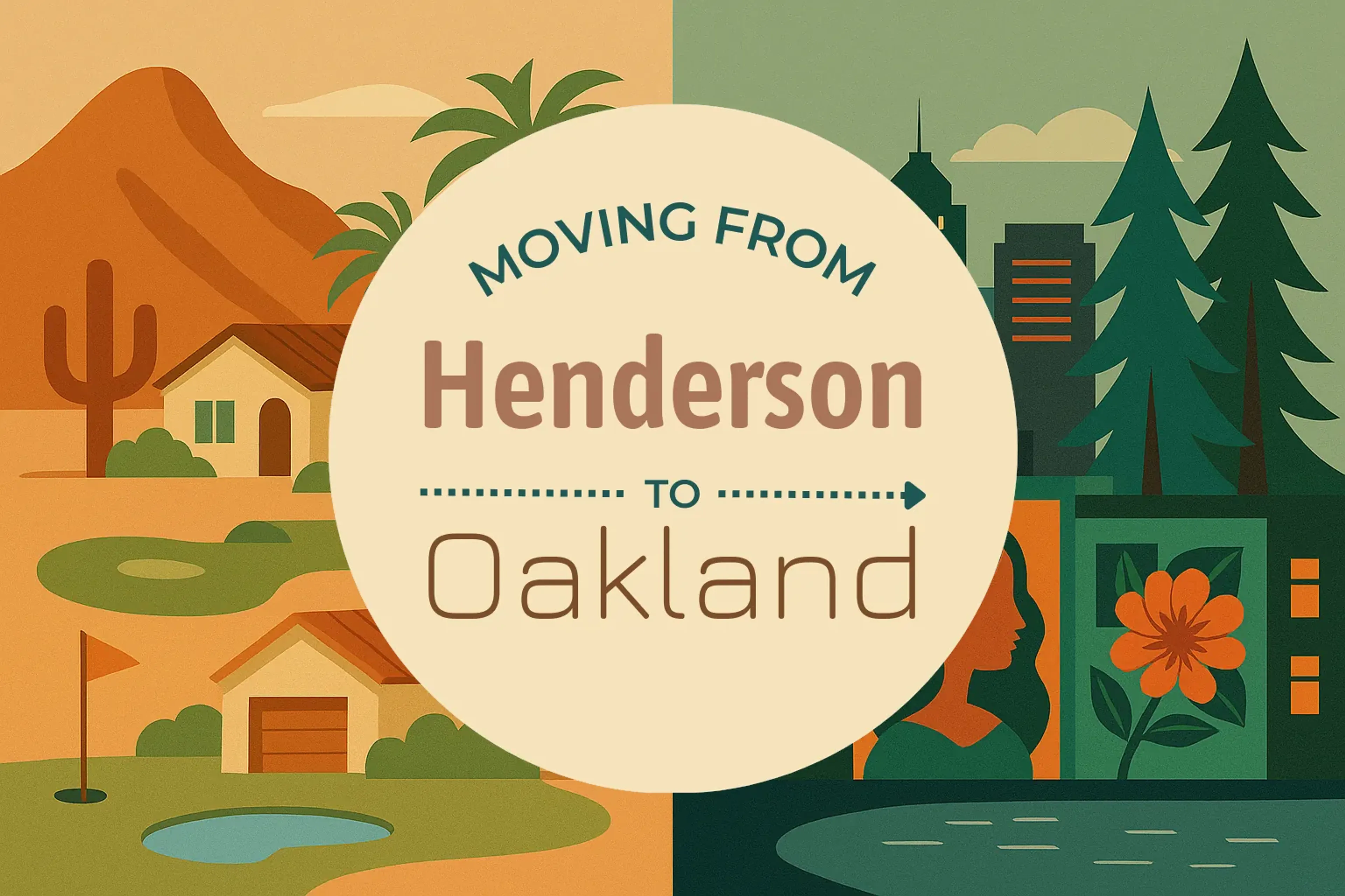 Side-by-side comparison of Henderson to Oakland moving companies