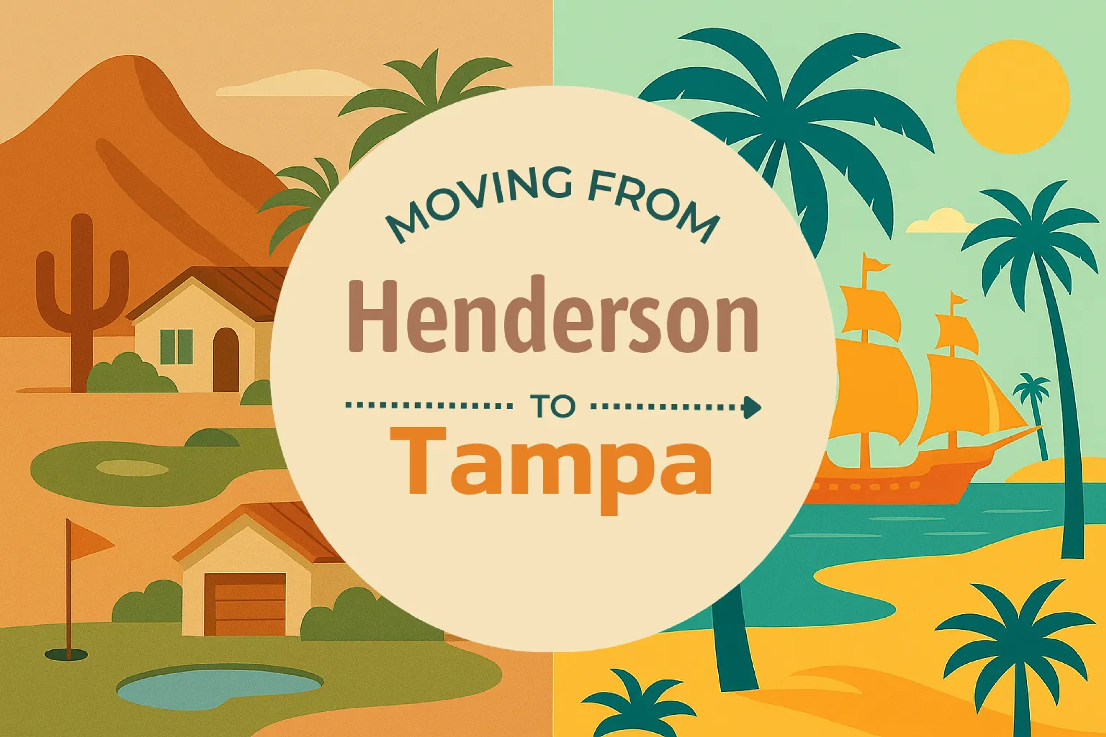 Side-by-side comparison of Henderson to Tampa moving companies
