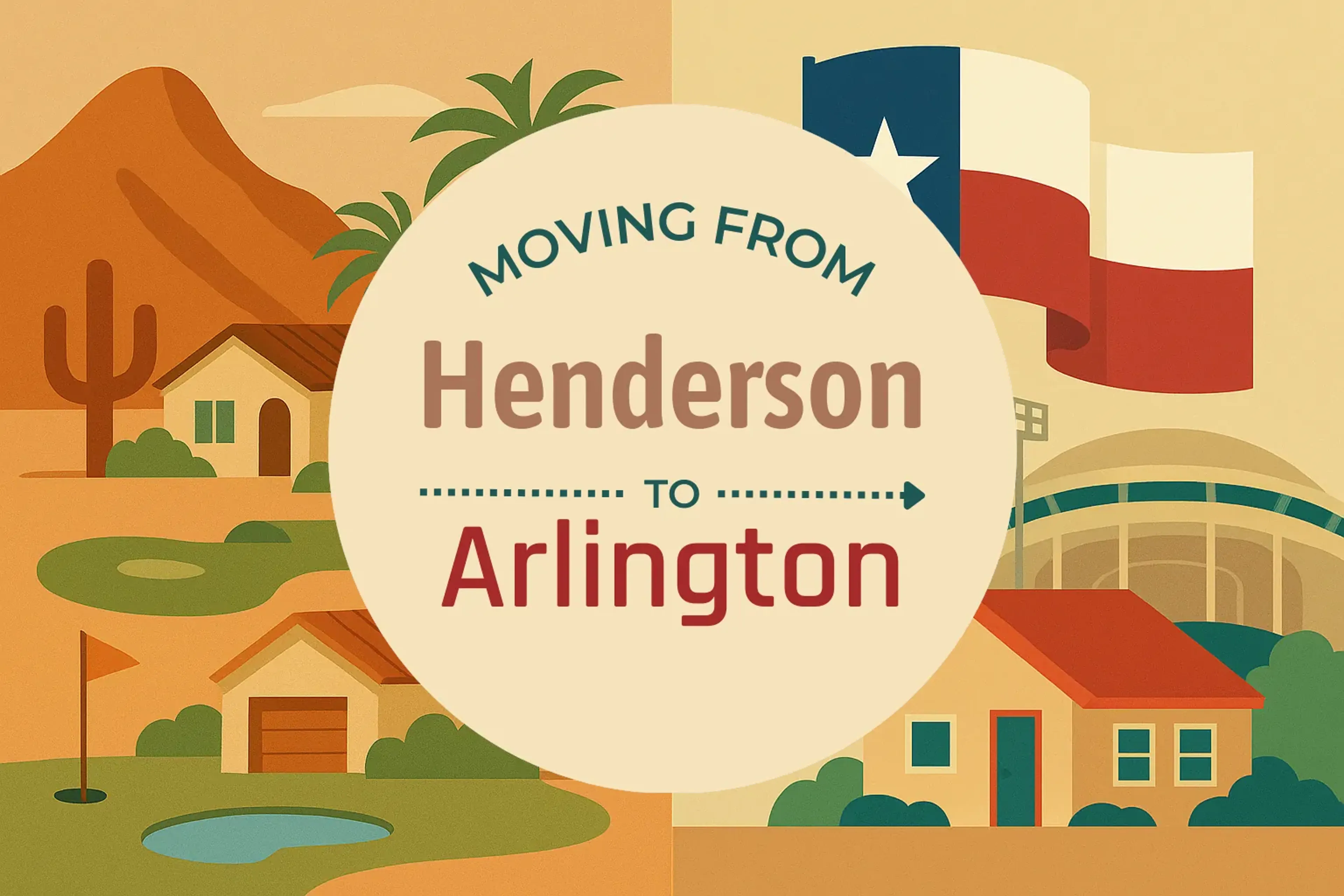 Side-by-side comparison of Henderson to Arlington moving companies