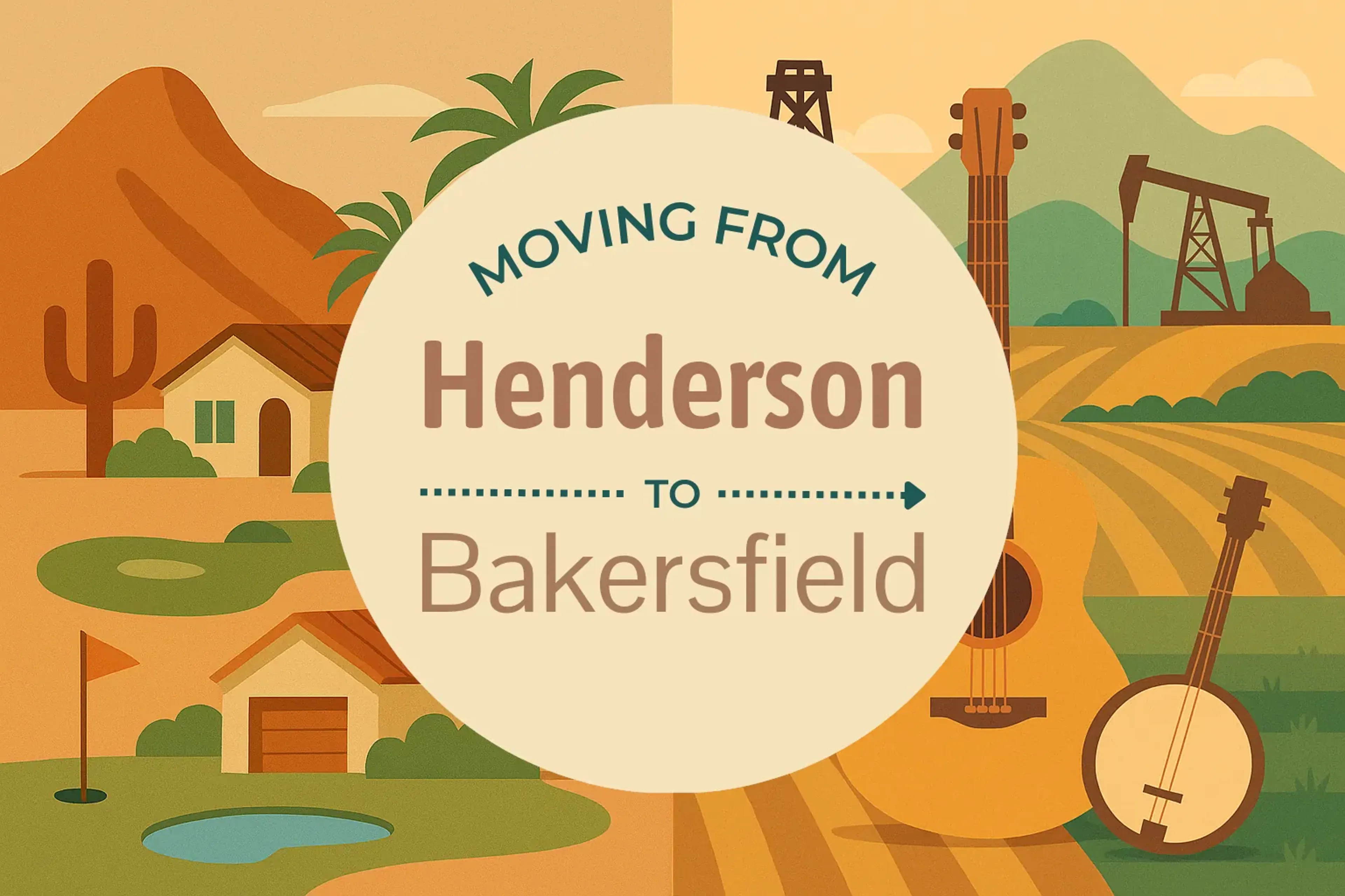 Side-by-side comparison of Henderson to Bakersfield moving companies