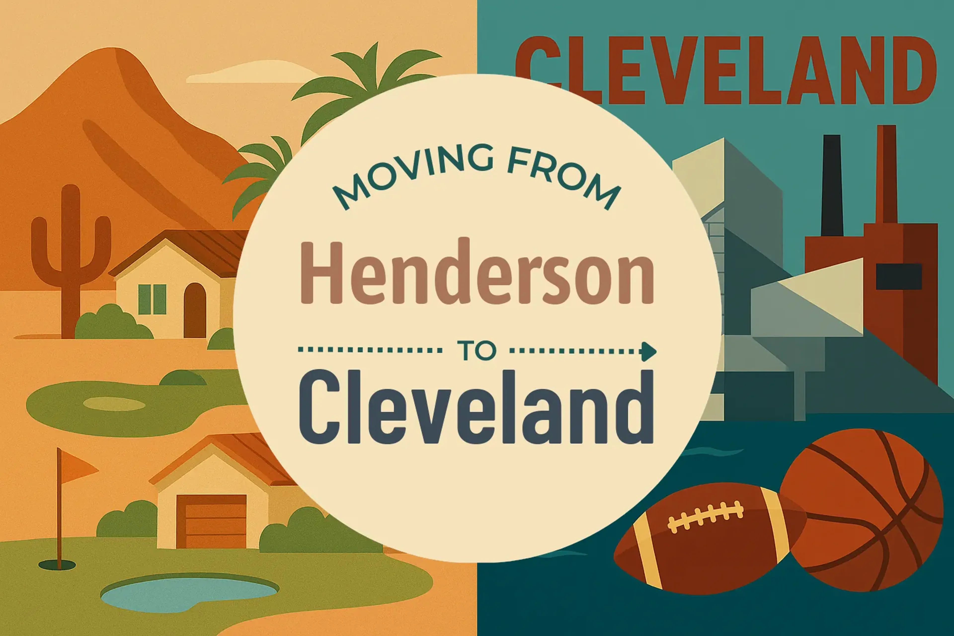 Side-by-side comparison of Henderson to Cleveland moving companies
