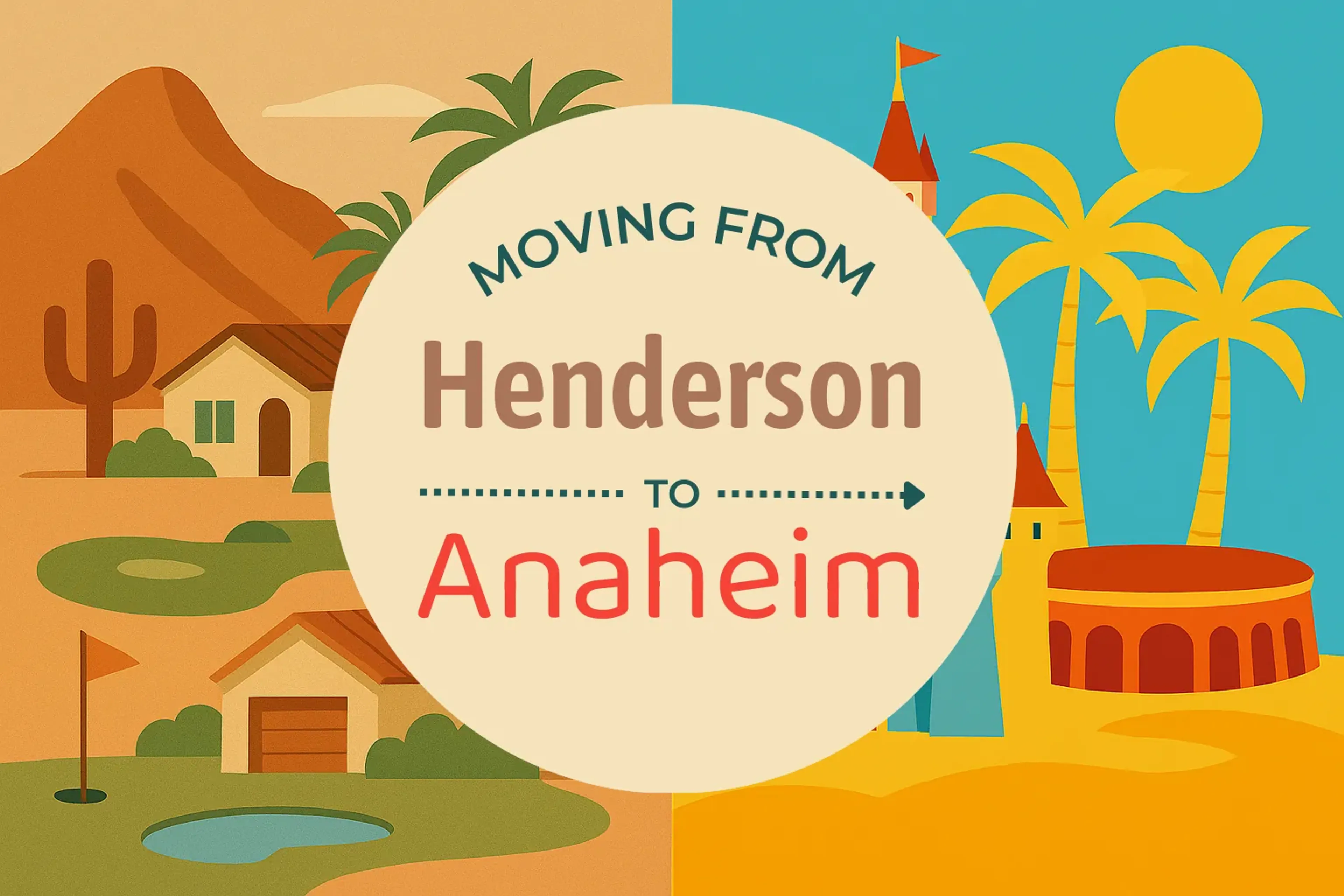 Side-by-side comparison of Henderson to Anaheim moving companies