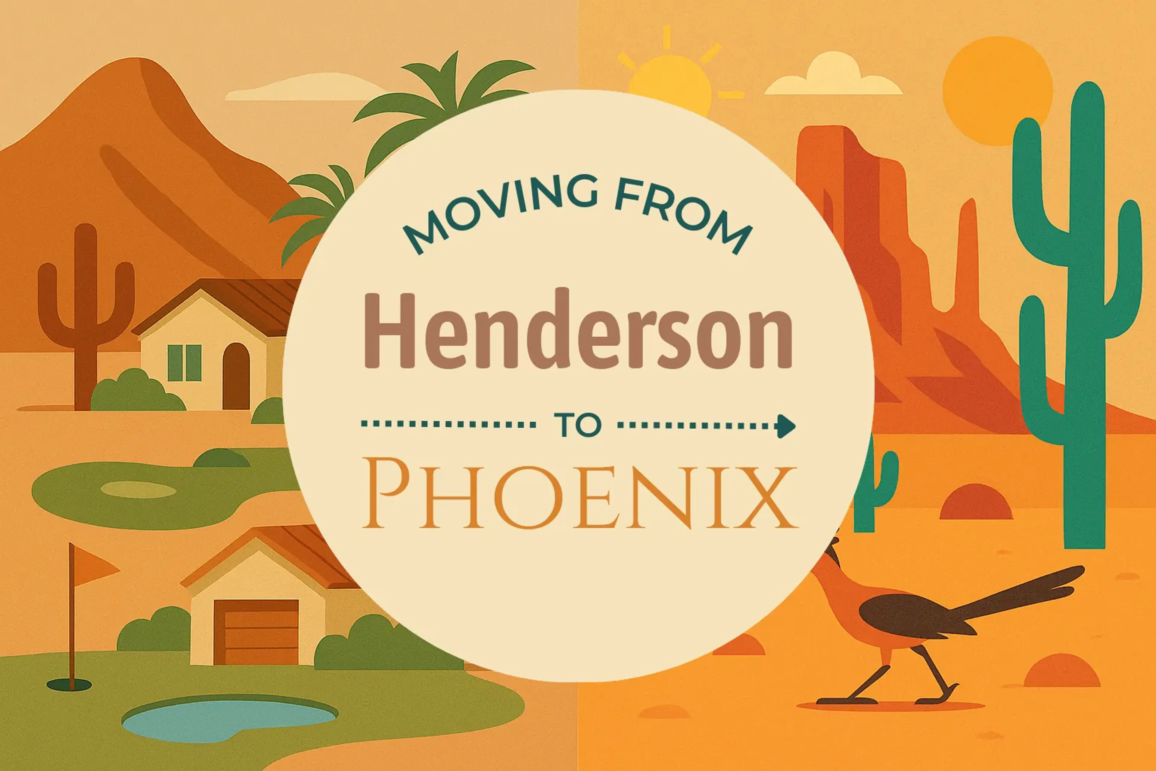 Side-by-side comparison of Henderson to Phoenix moving companies