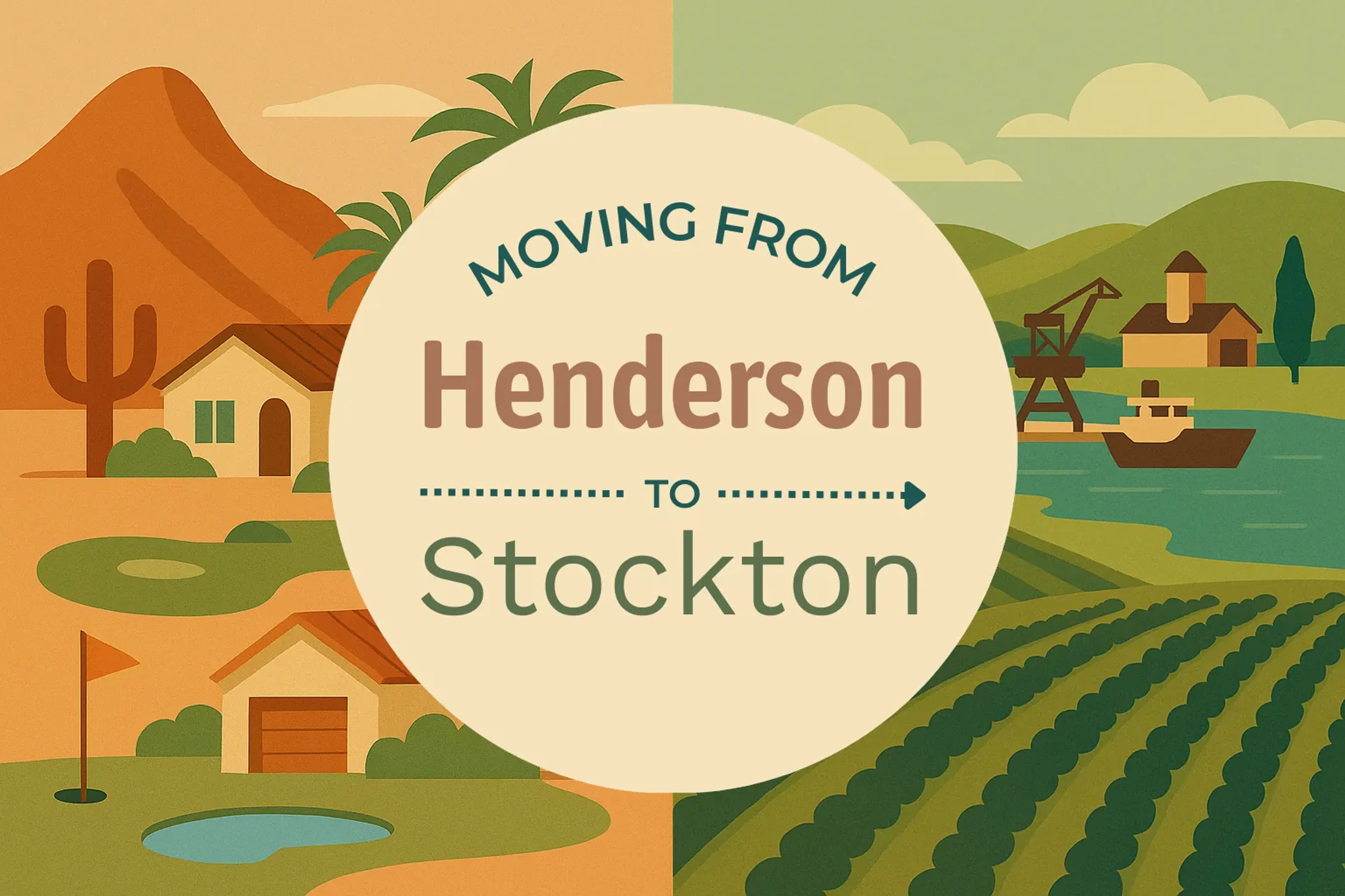 Side-by-side comparison of Henderson to Stockton moving companies
