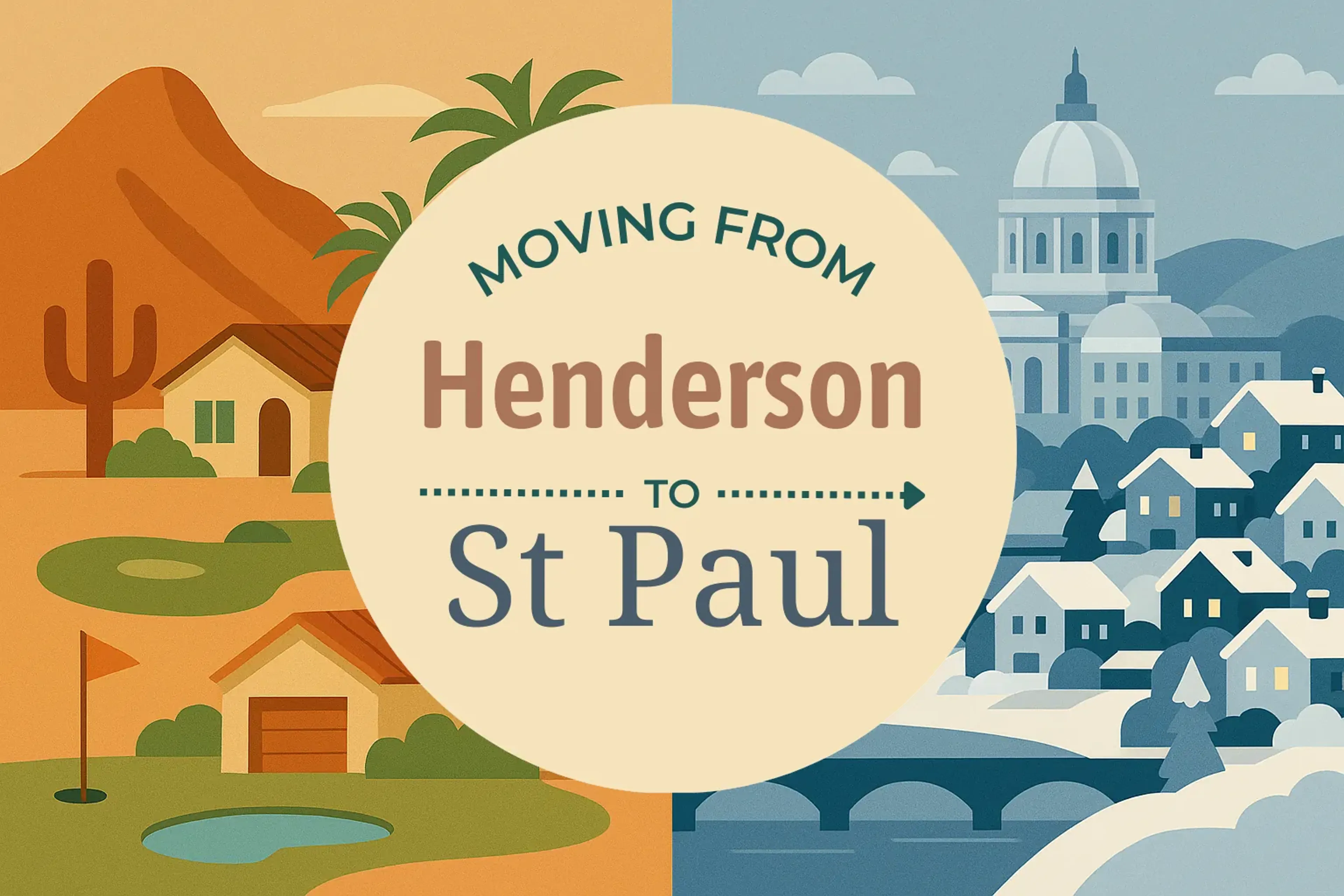 Side-by-side comparison of Henderson to St. Paul moving companies