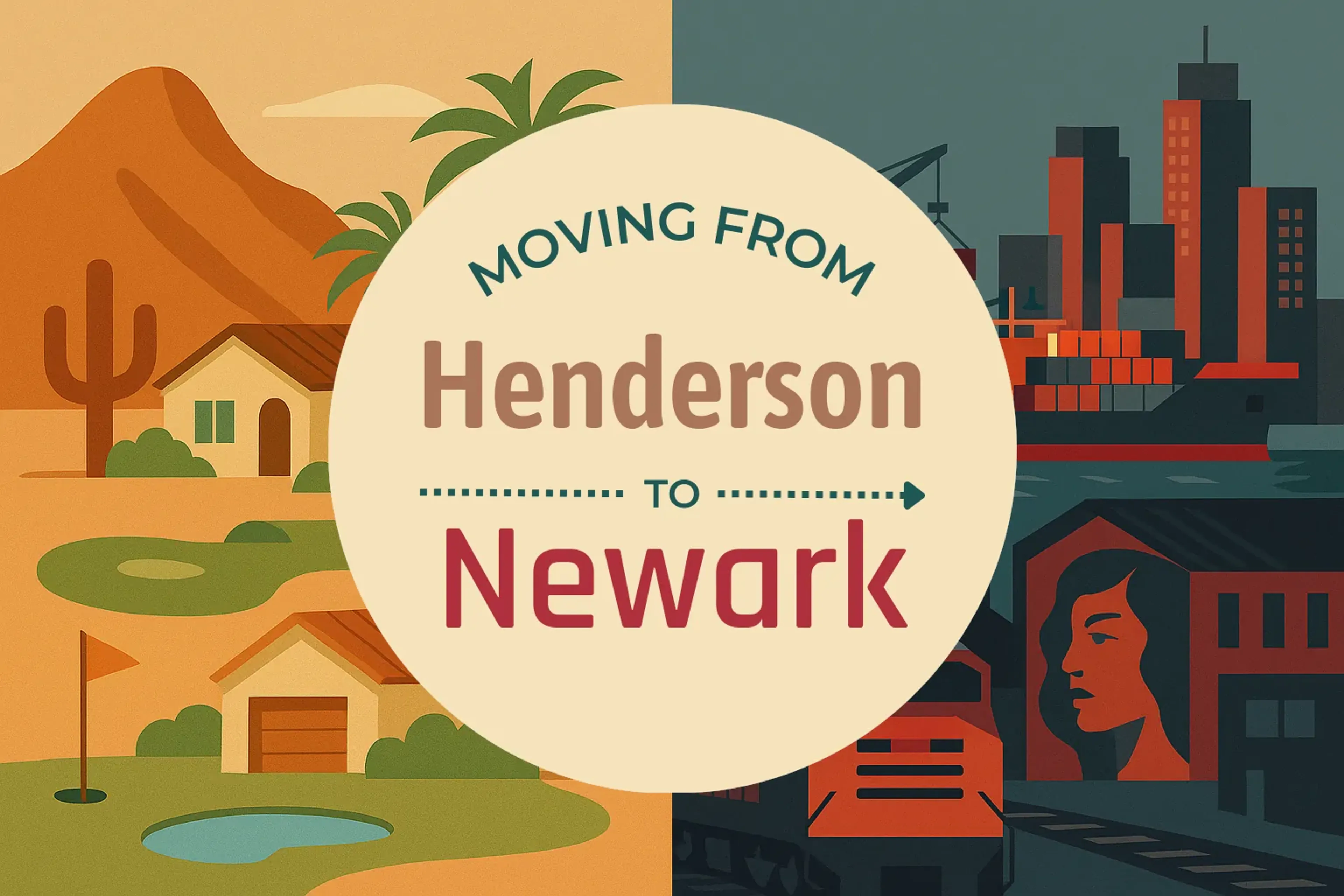 Side-by-side comparison of Henderson to Newark moving companies