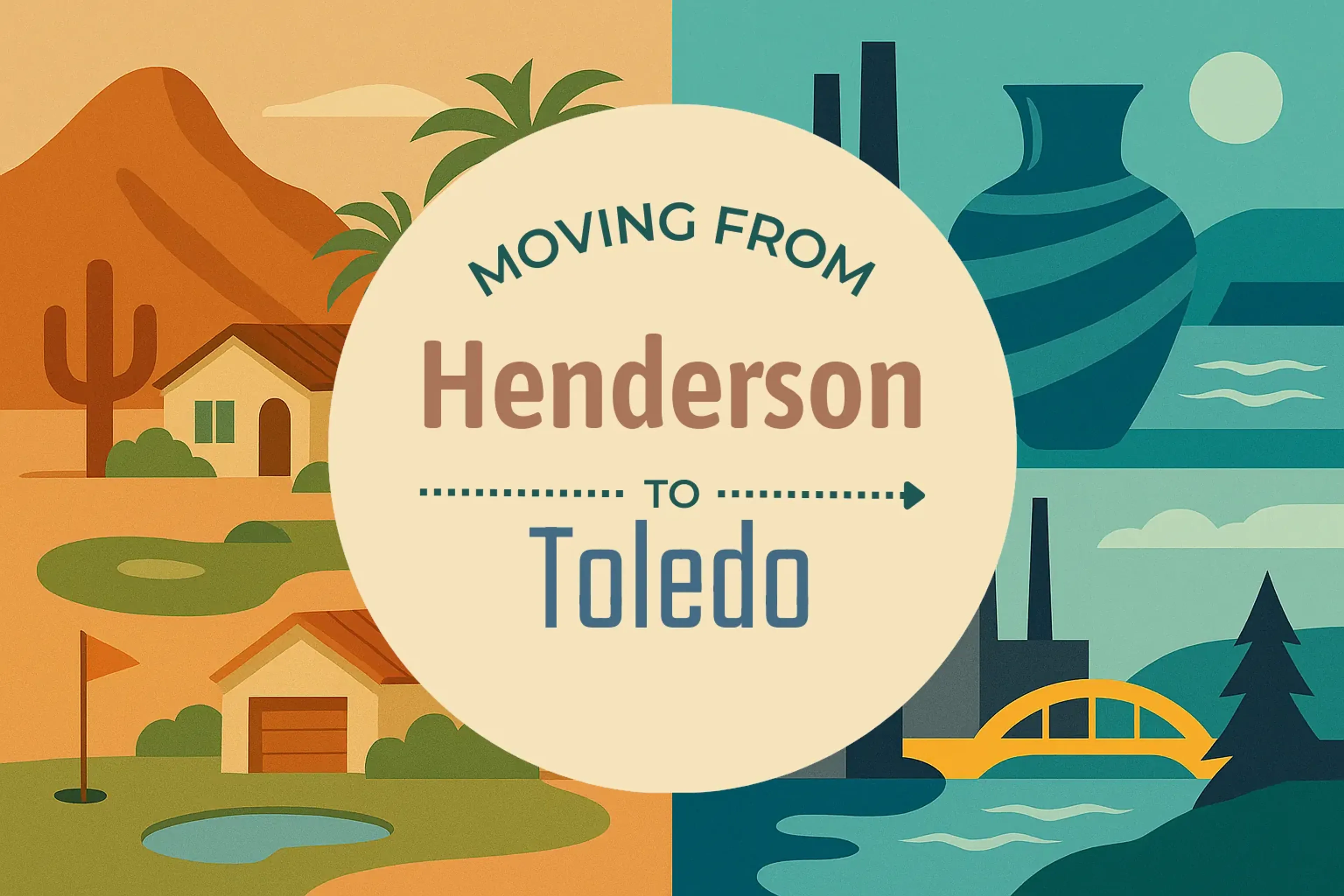 Side-by-side comparison of Henderson to Toledo moving companies