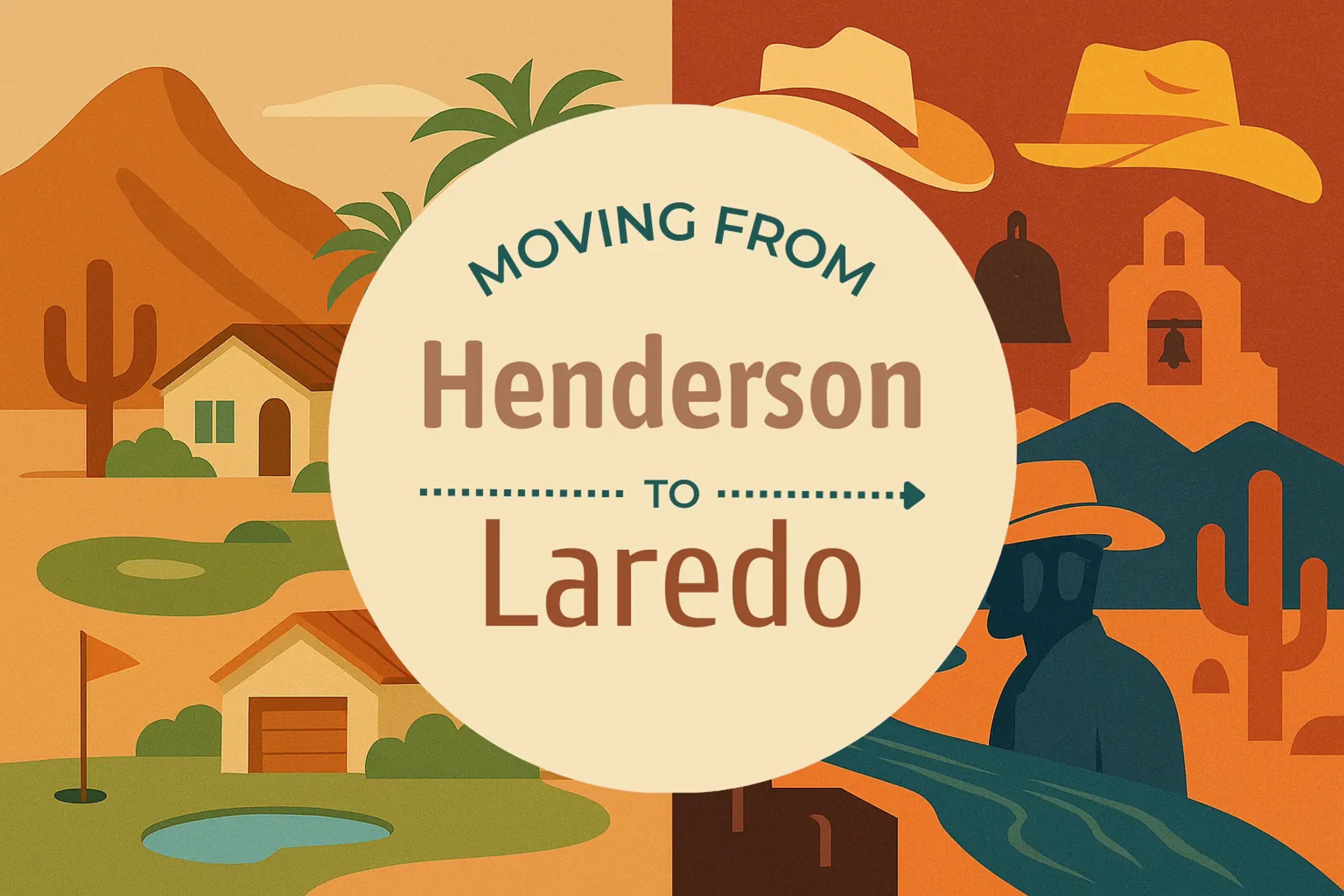 Side-by-side comparison of Henderson to Laredo moving companies