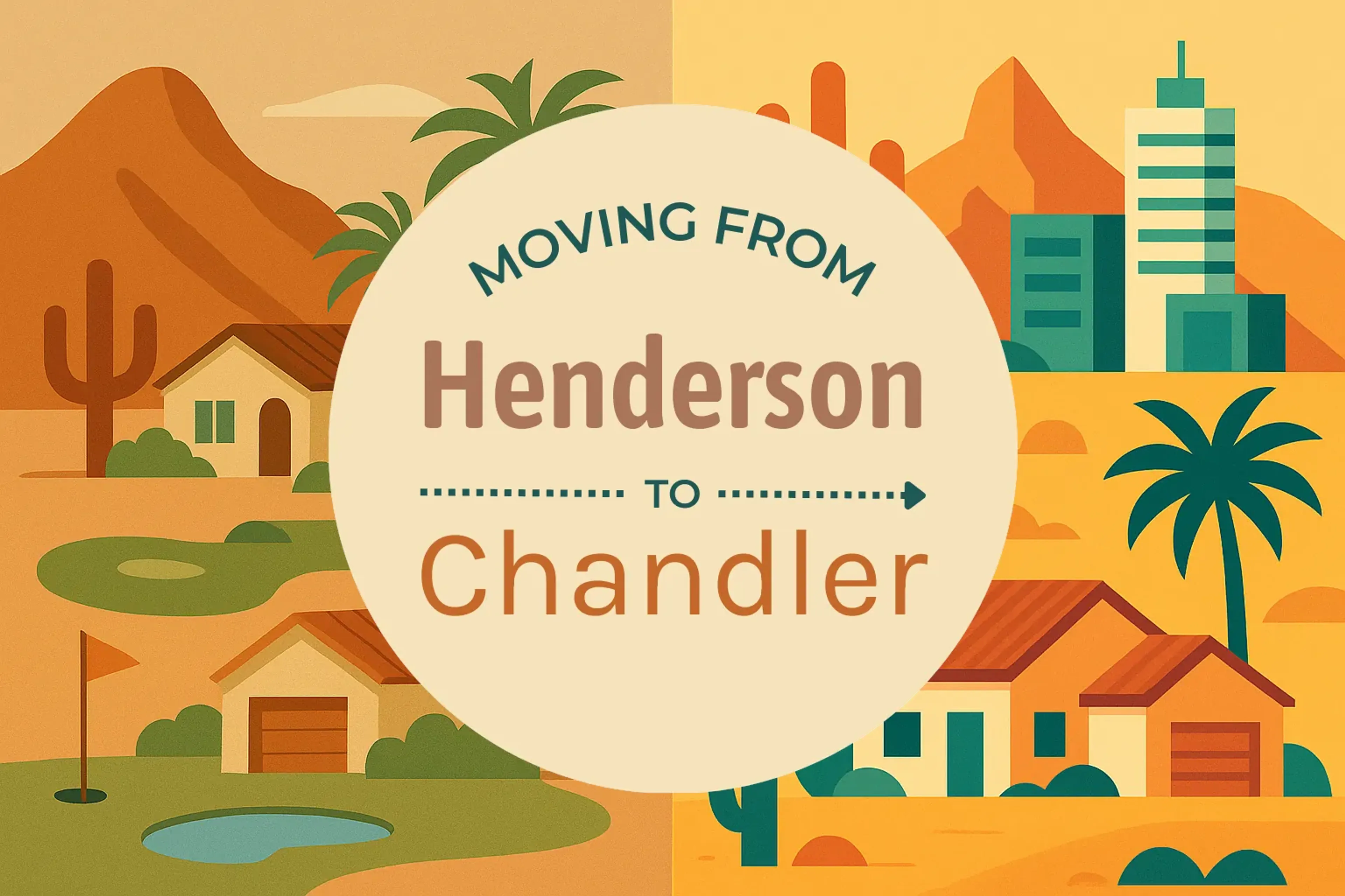 Side-by-side comparison of Henderson to Chandler moving companies