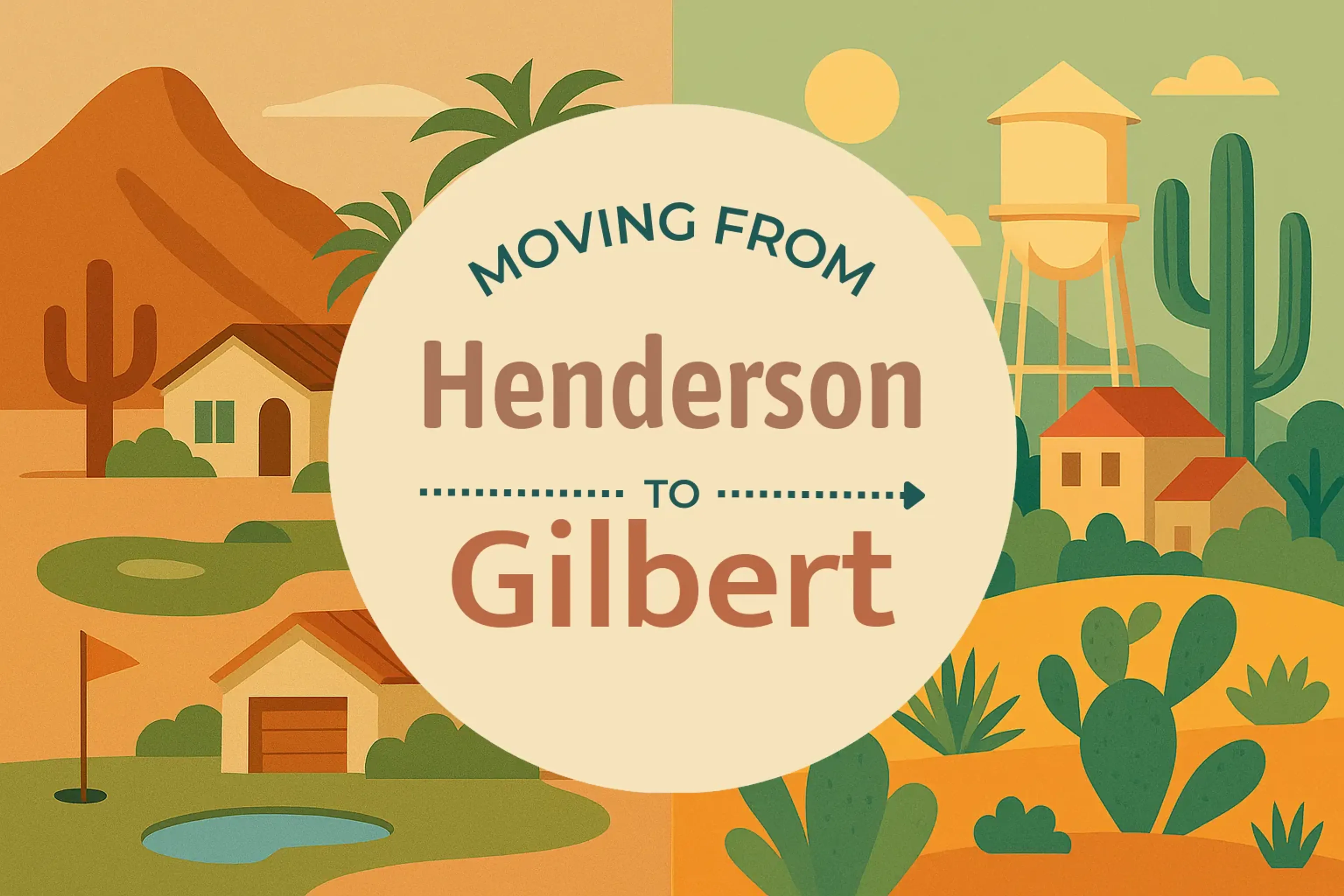 Side-by-side comparison of Henderson to Gilbert moving companies