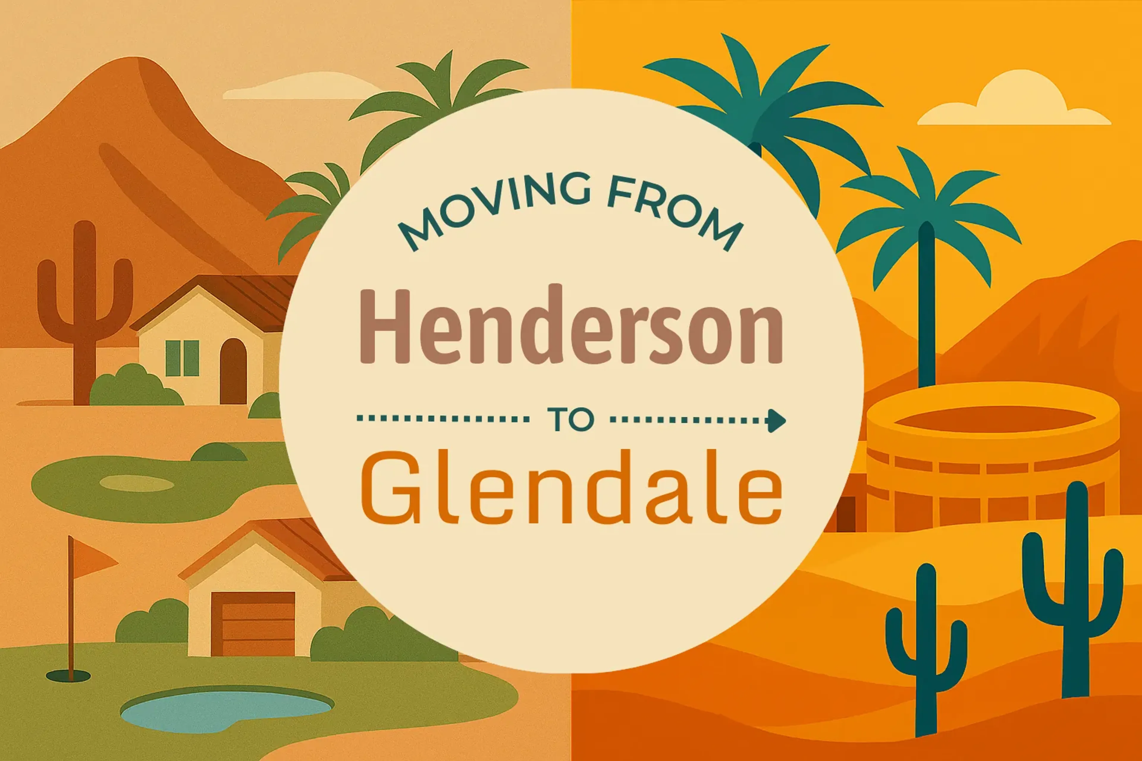 Side-by-side comparison of Henderson to Glendale moving companies