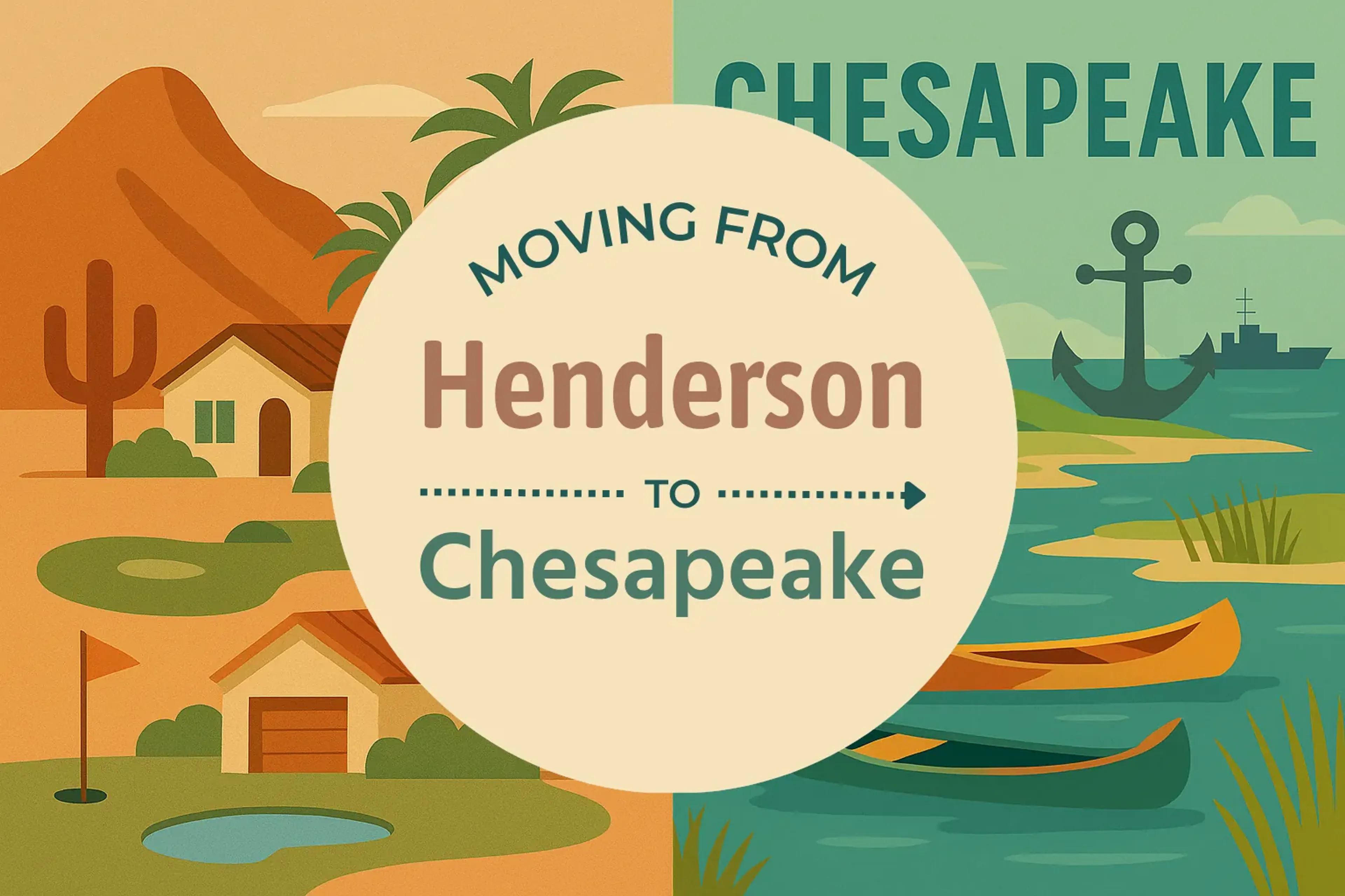 Side-by-side comparison of Henderson to Chesapeake moving companies