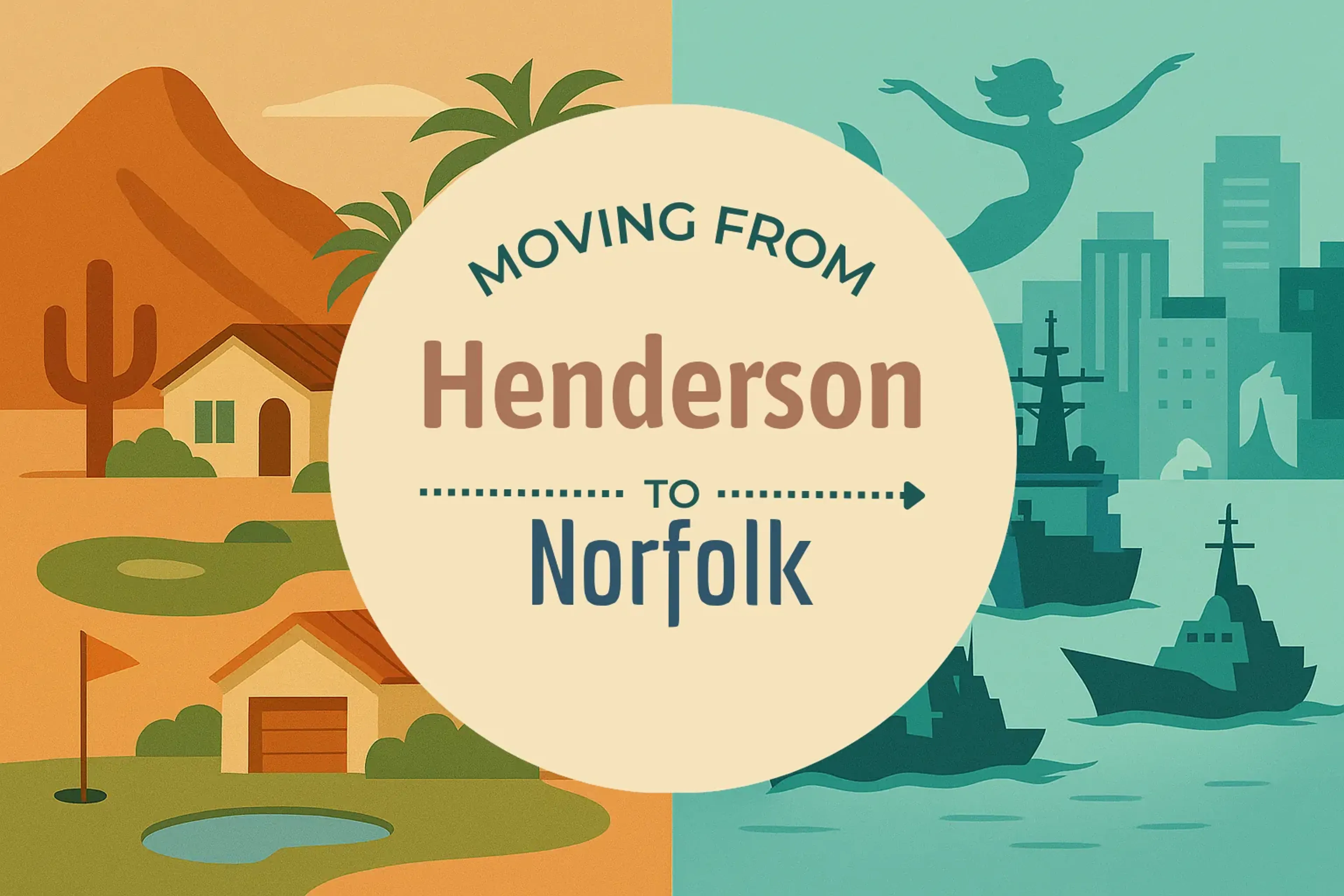 Side-by-side comparison of Henderson to Norfolk moving companies