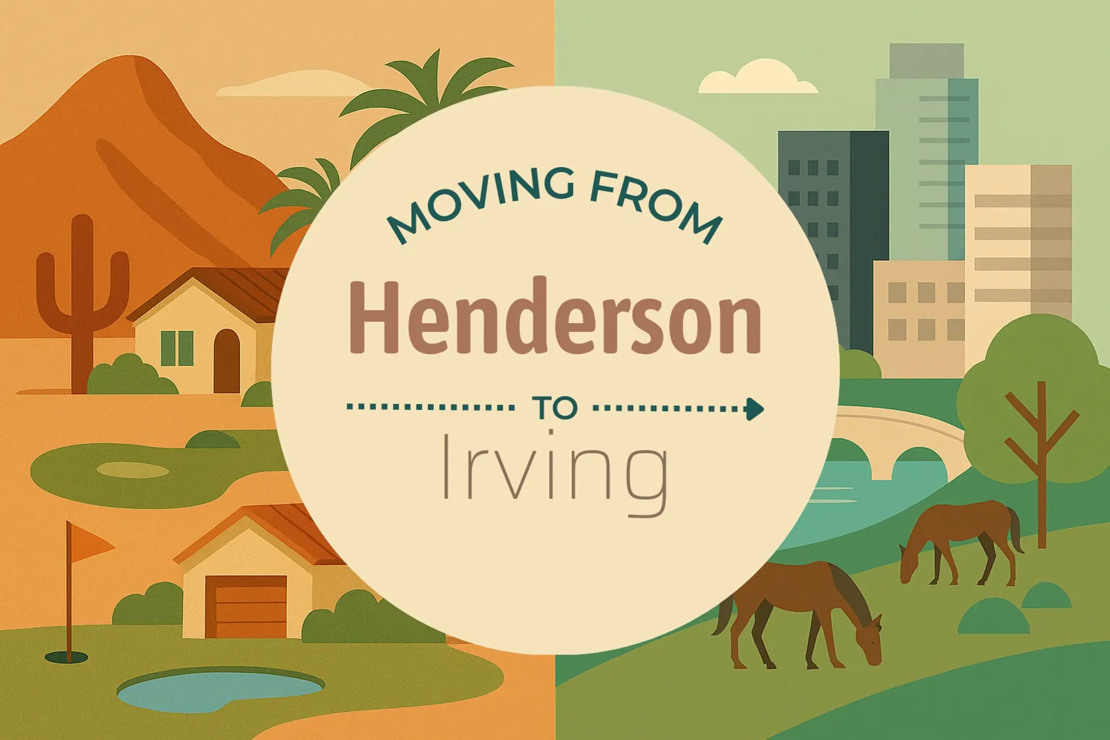 Side-by-side comparison of Henderson to Irving moving companies