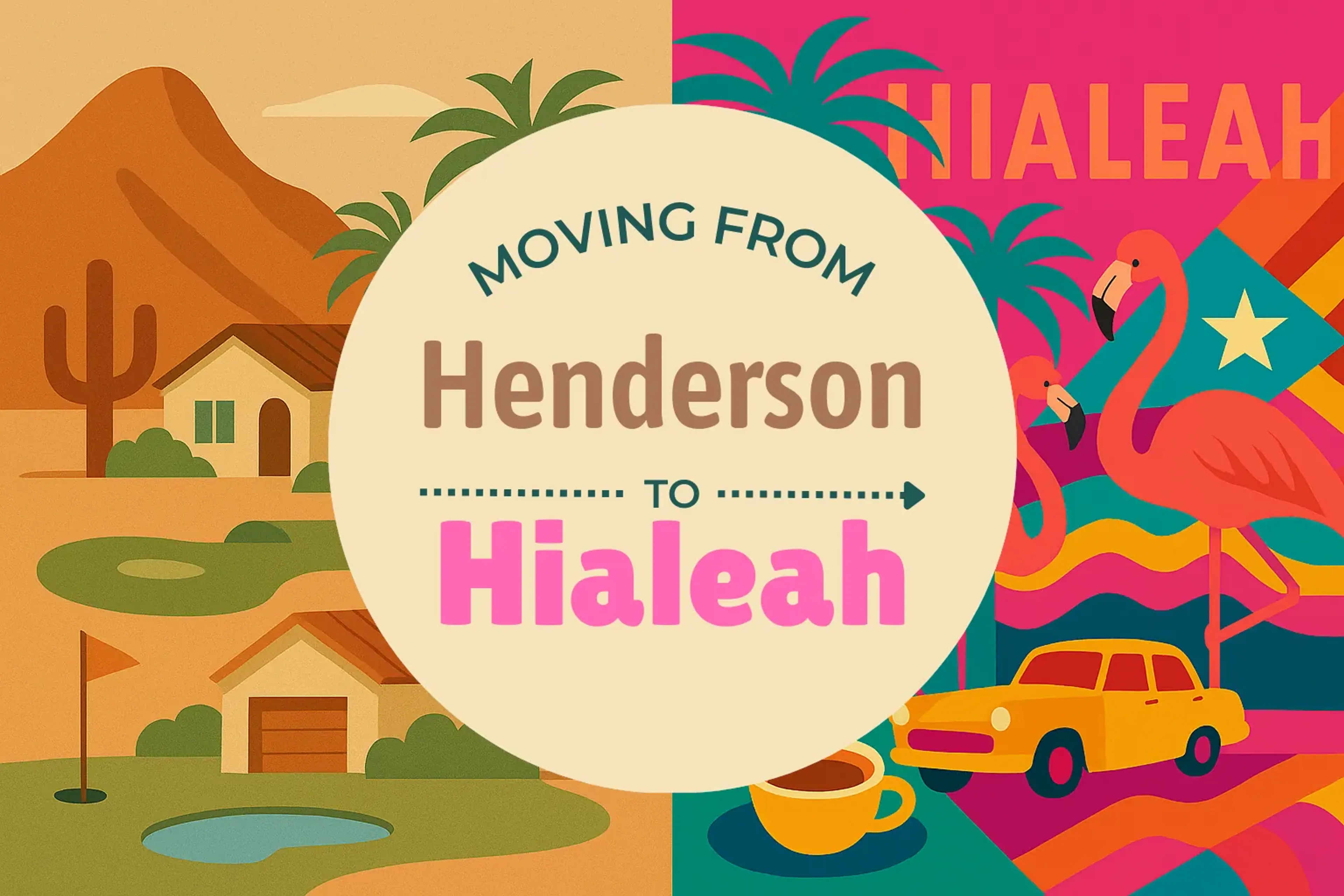Side-by-side comparison of Henderson to Hialeah moving companies