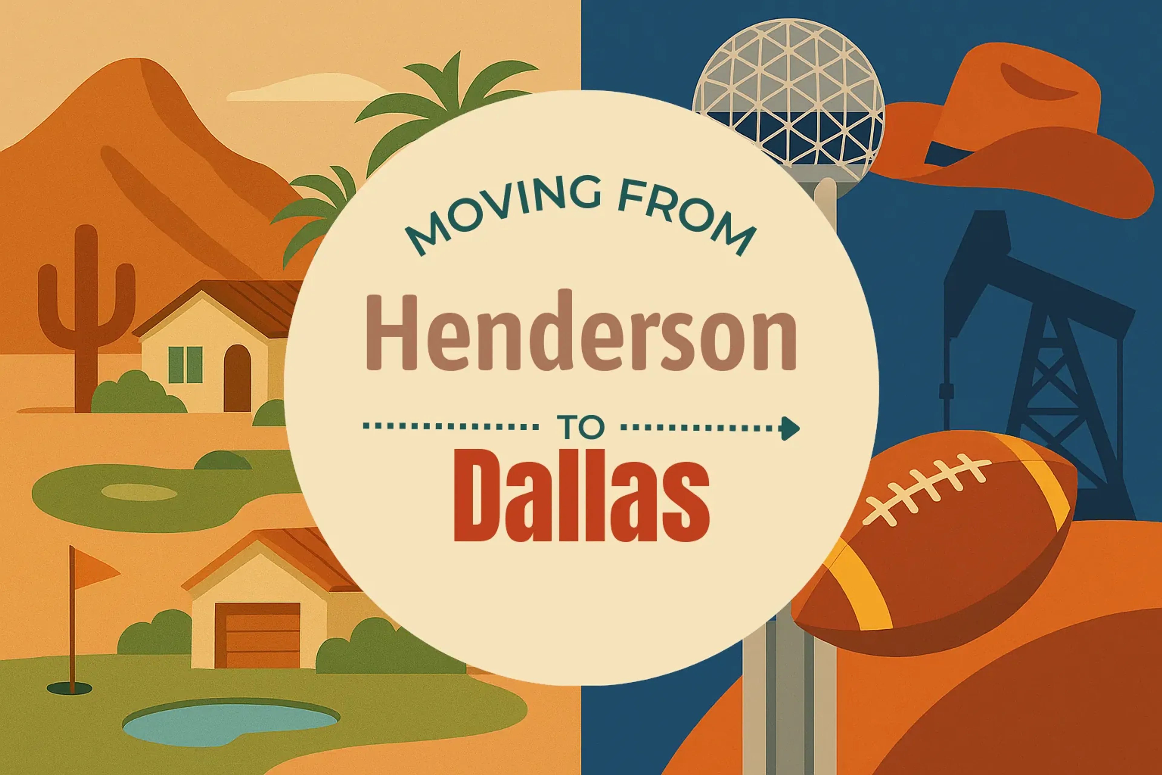Side-by-side comparison of Henderson to Dallas moving companies