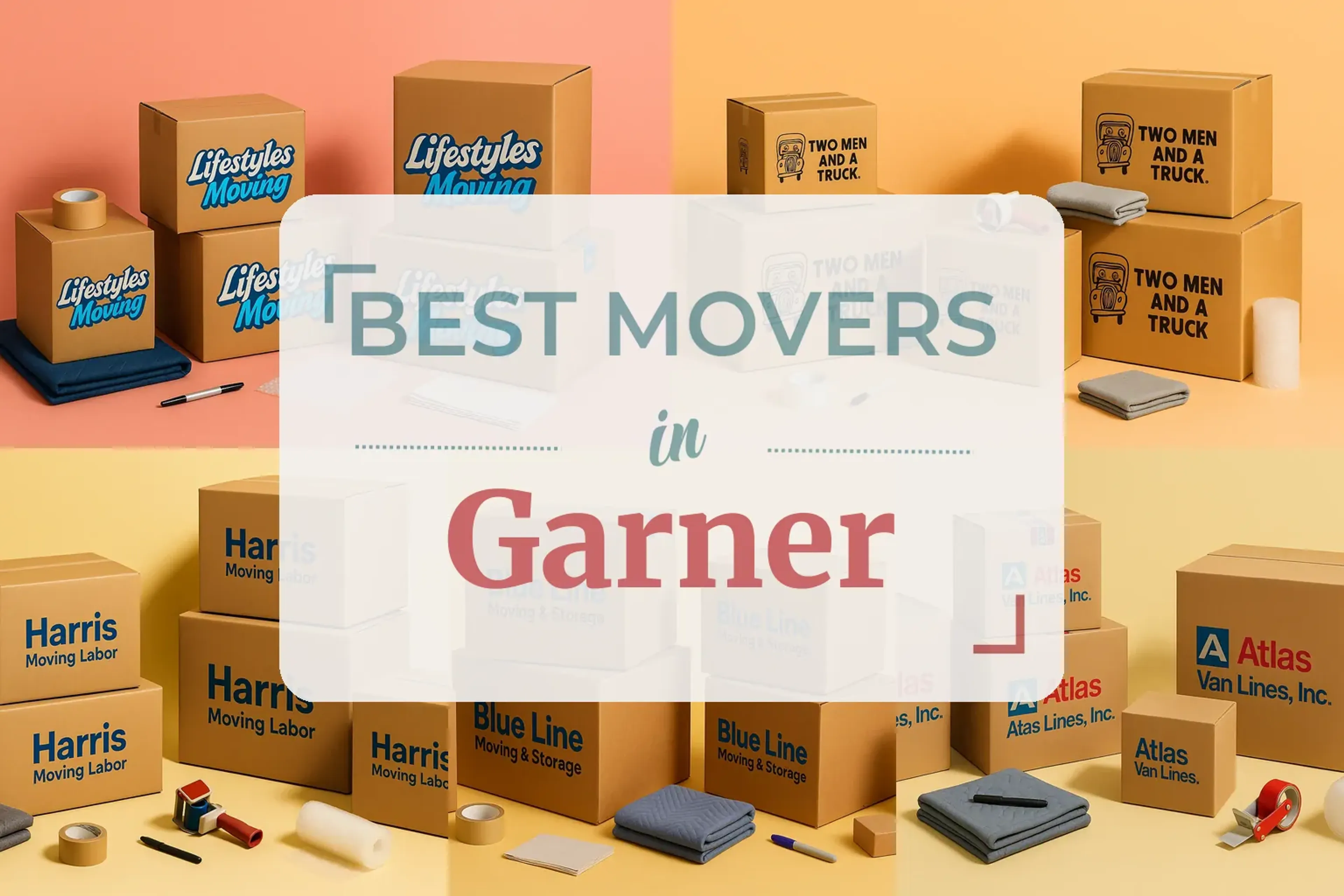 Side-by-side comparison of Garner moving companies