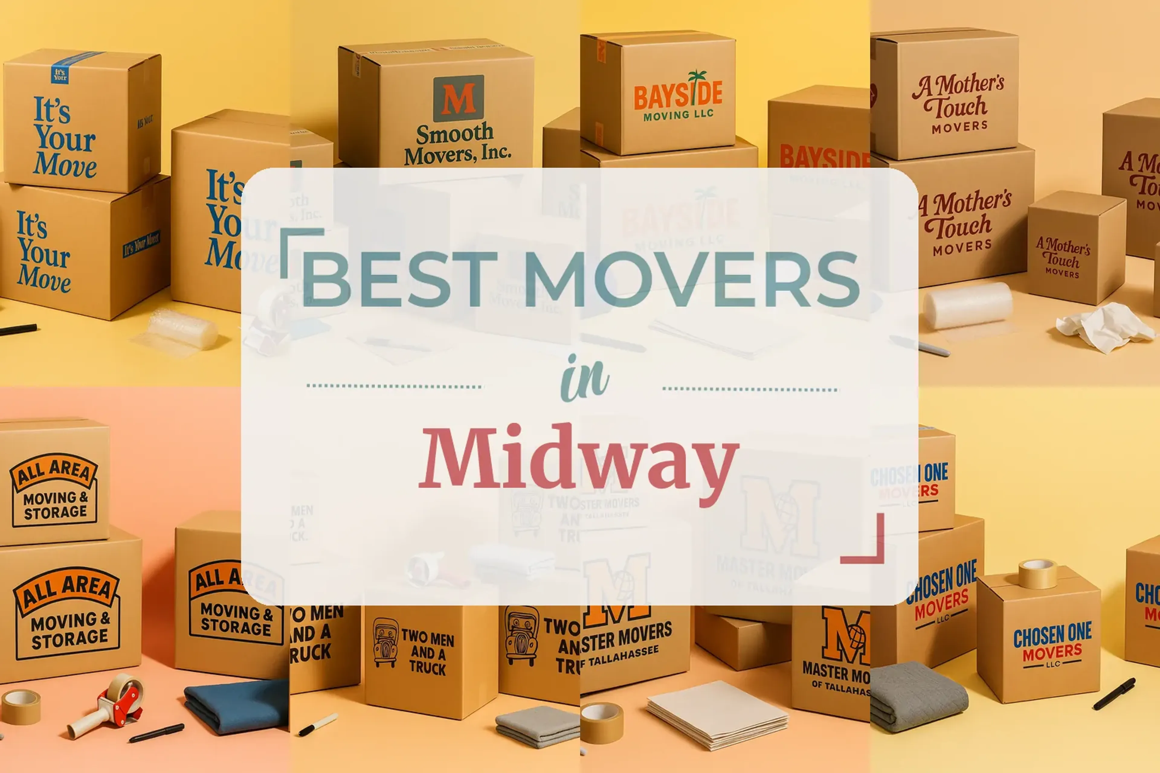 Side-by-side comparison of Midway moving companies