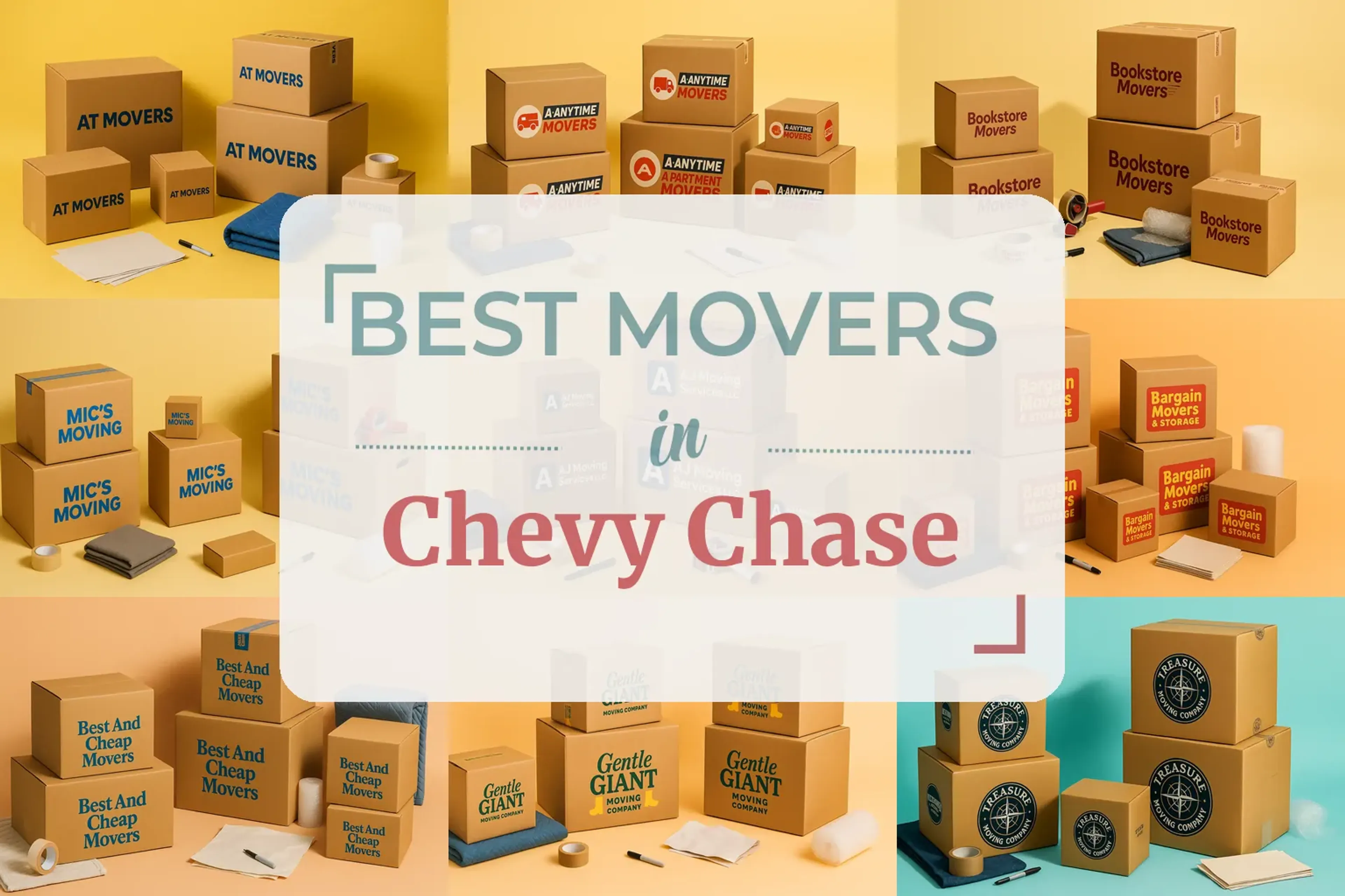 Side-by-side comparison of Chevy Chase moving companies