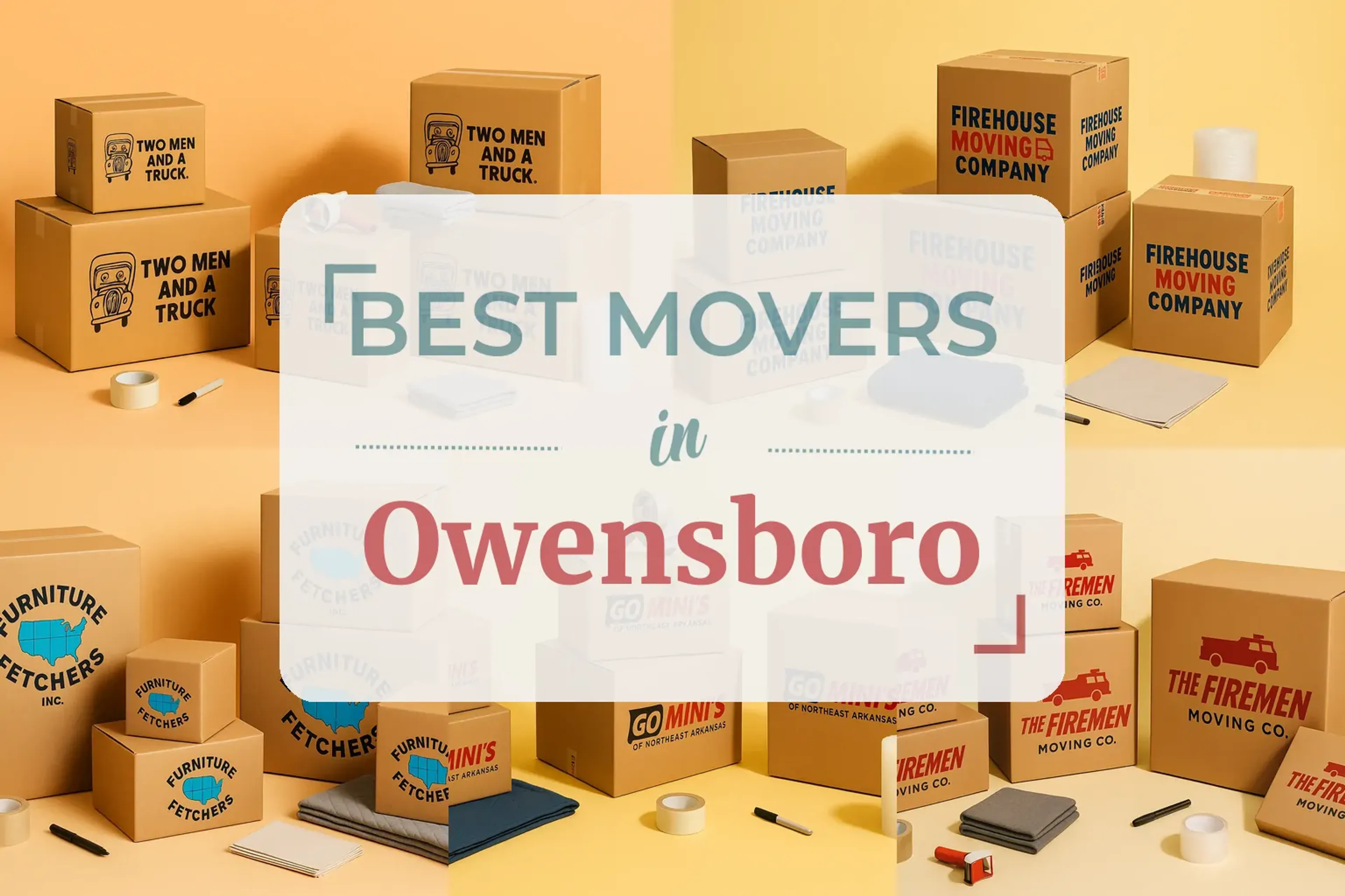 Side-by-side comparison of Owensboro moving companies