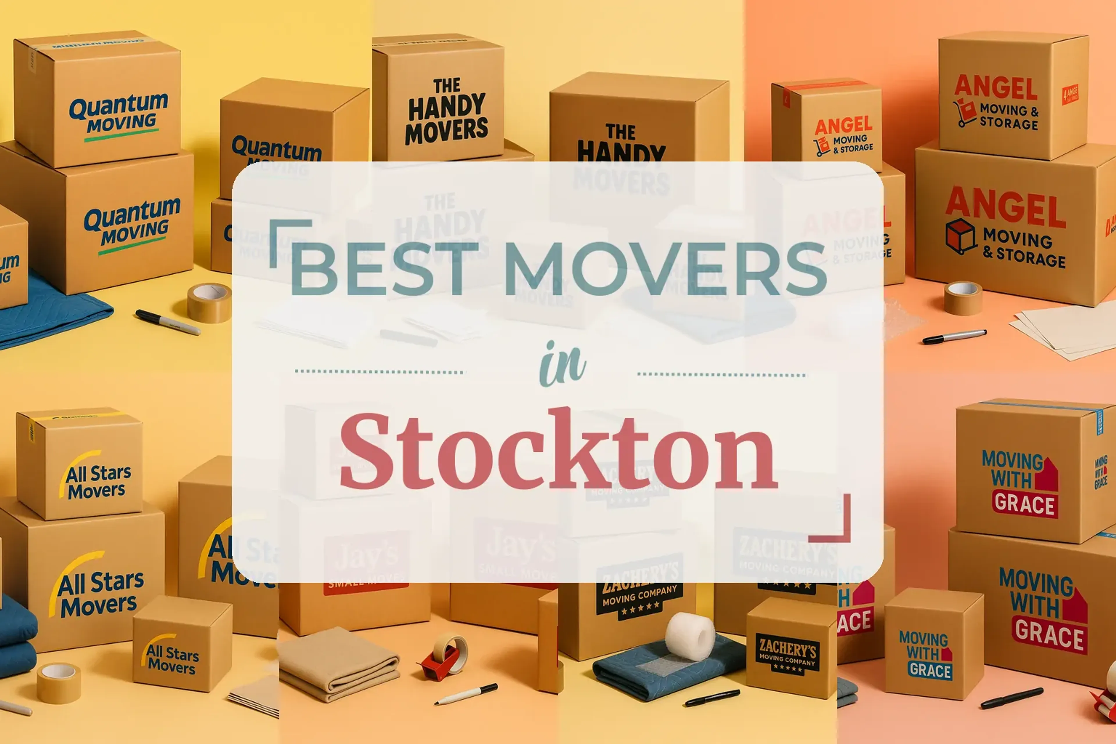Side-by-side comparison of Stockton moving companies