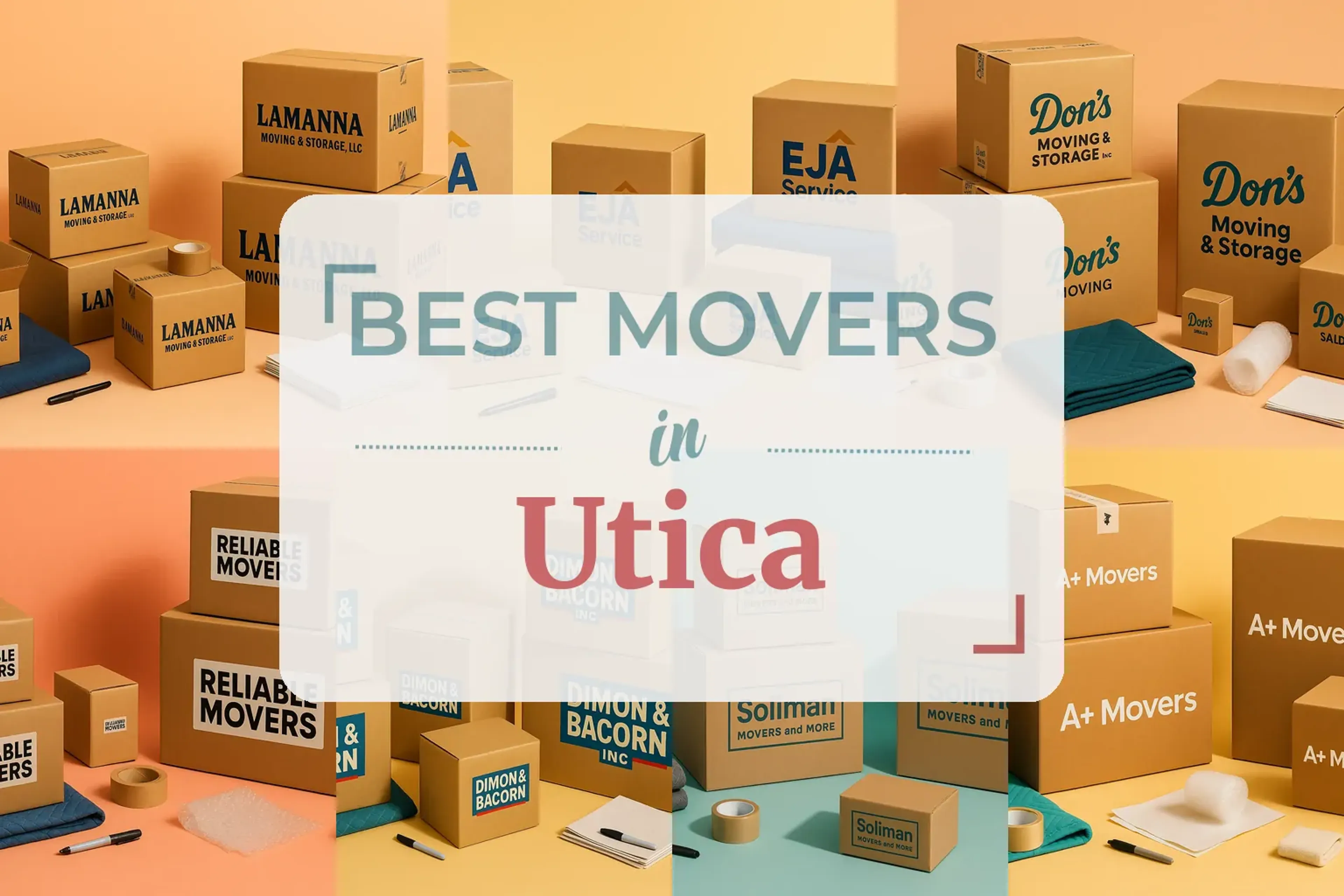 Side-by-side comparison of Utica moving companies