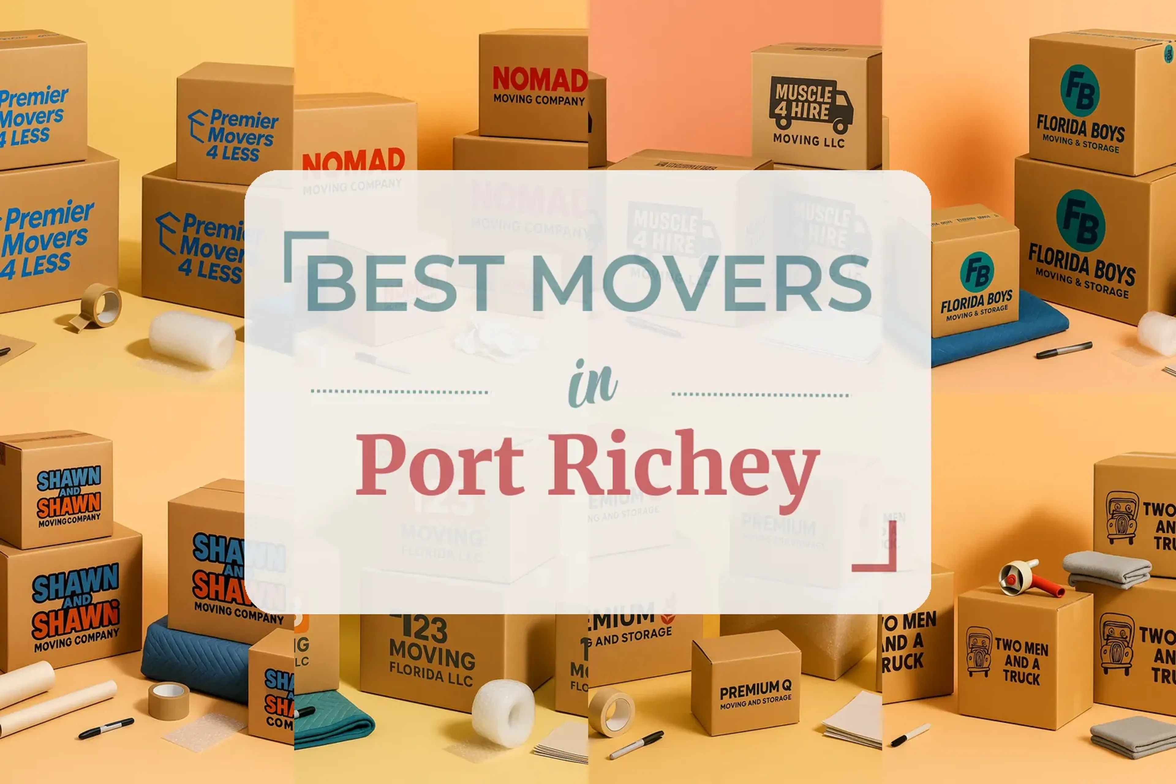 Side-by-side comparison of Port Richey moving companies