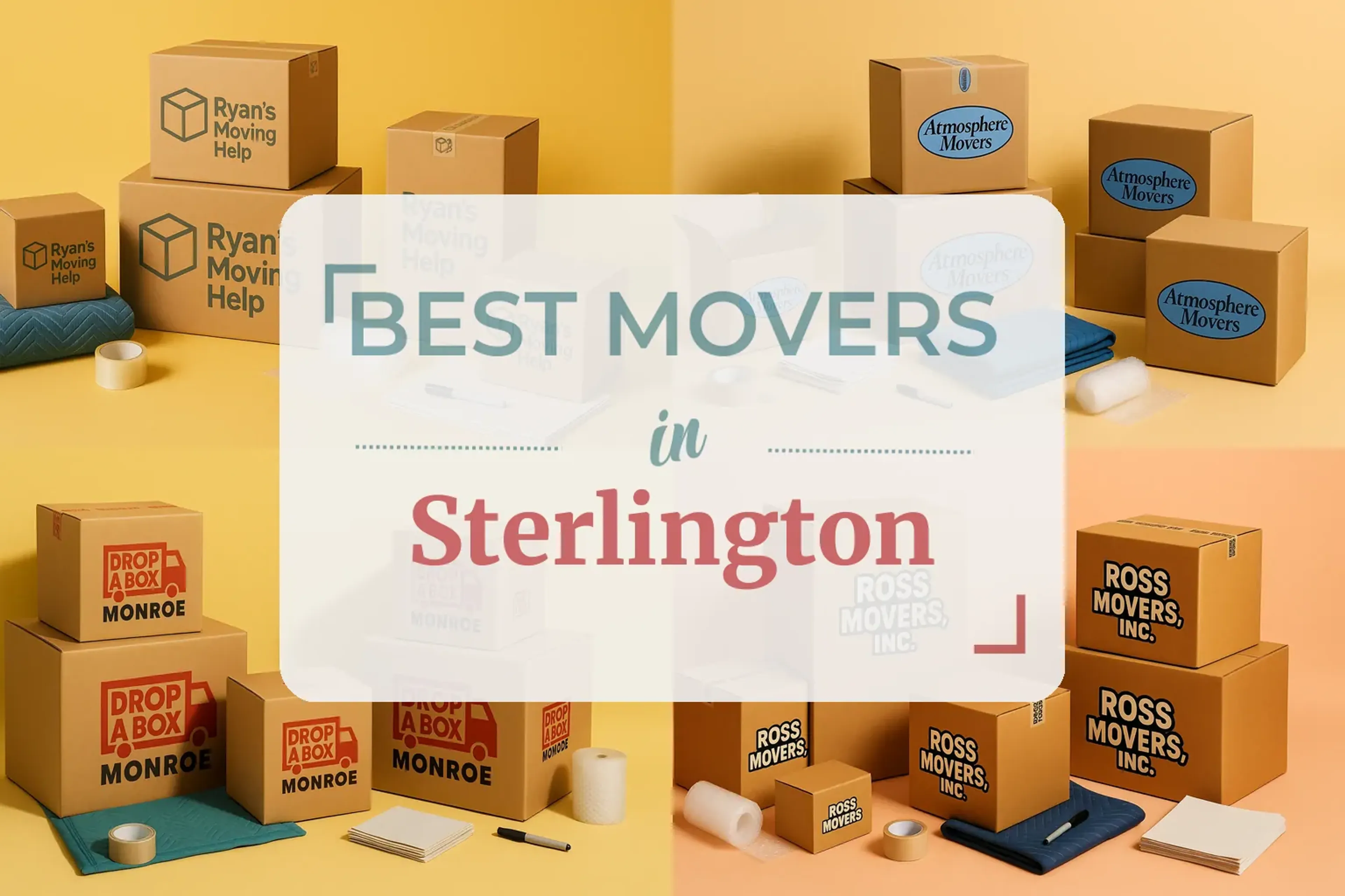 Side-by-side comparison of Sterlington moving companies