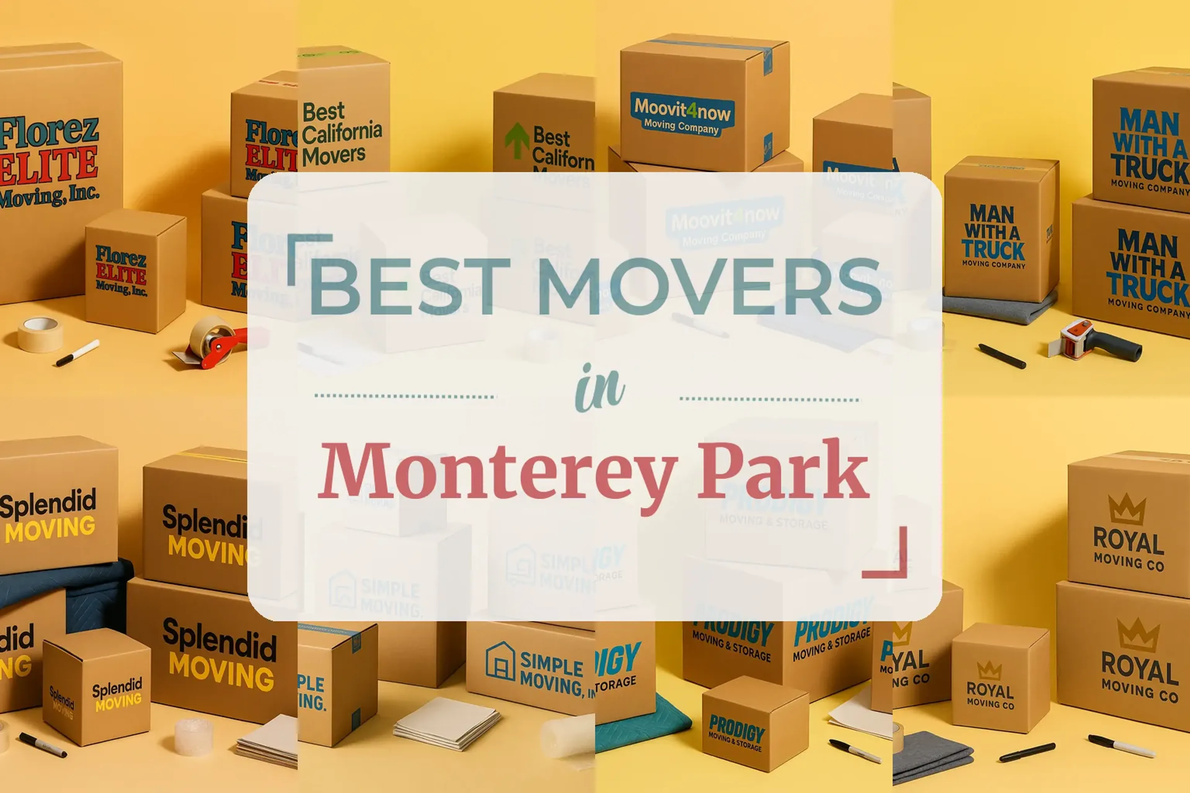 Side-by-side comparison of Monterey Park moving companies