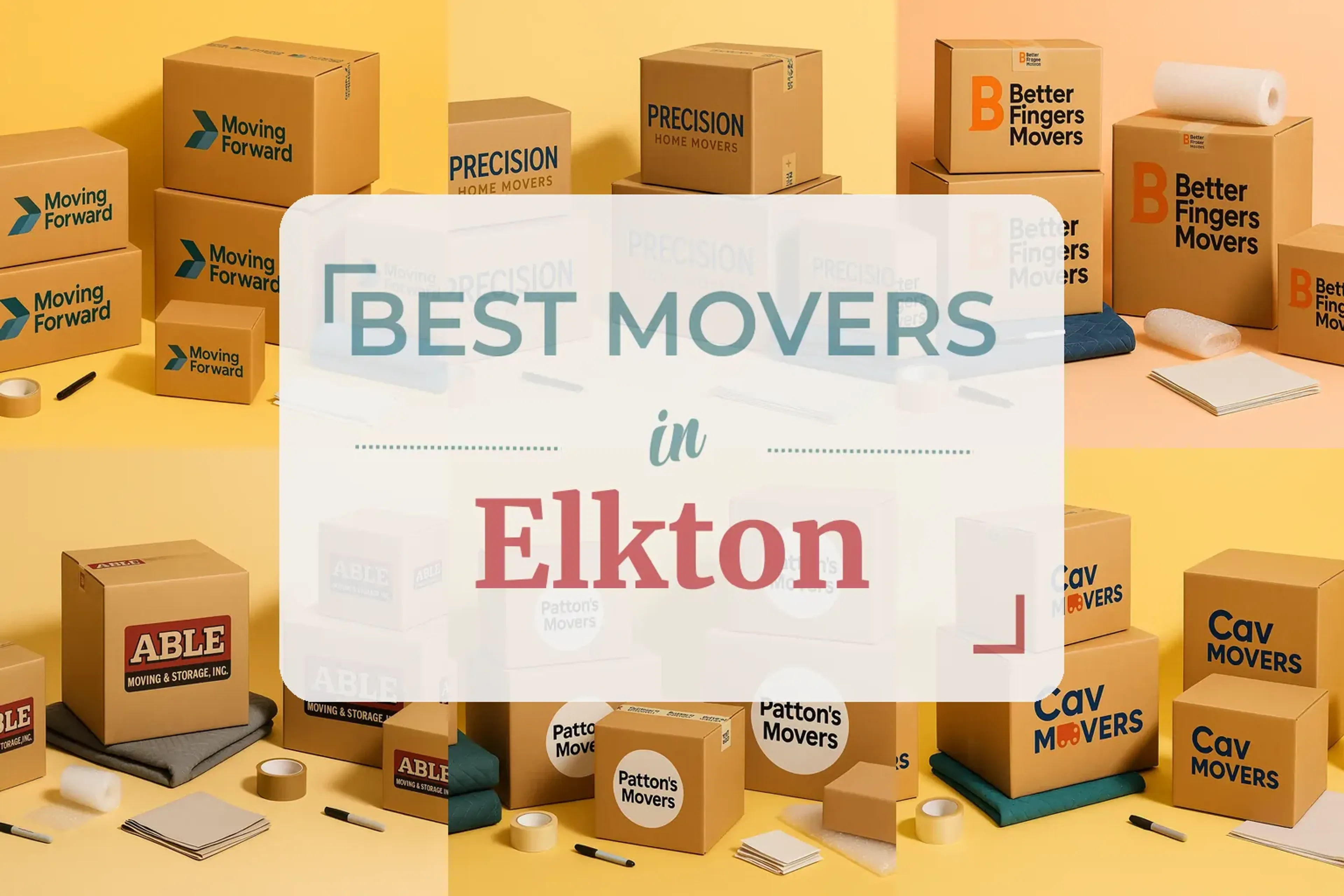 Side-by-side comparison of Elkton moving companies