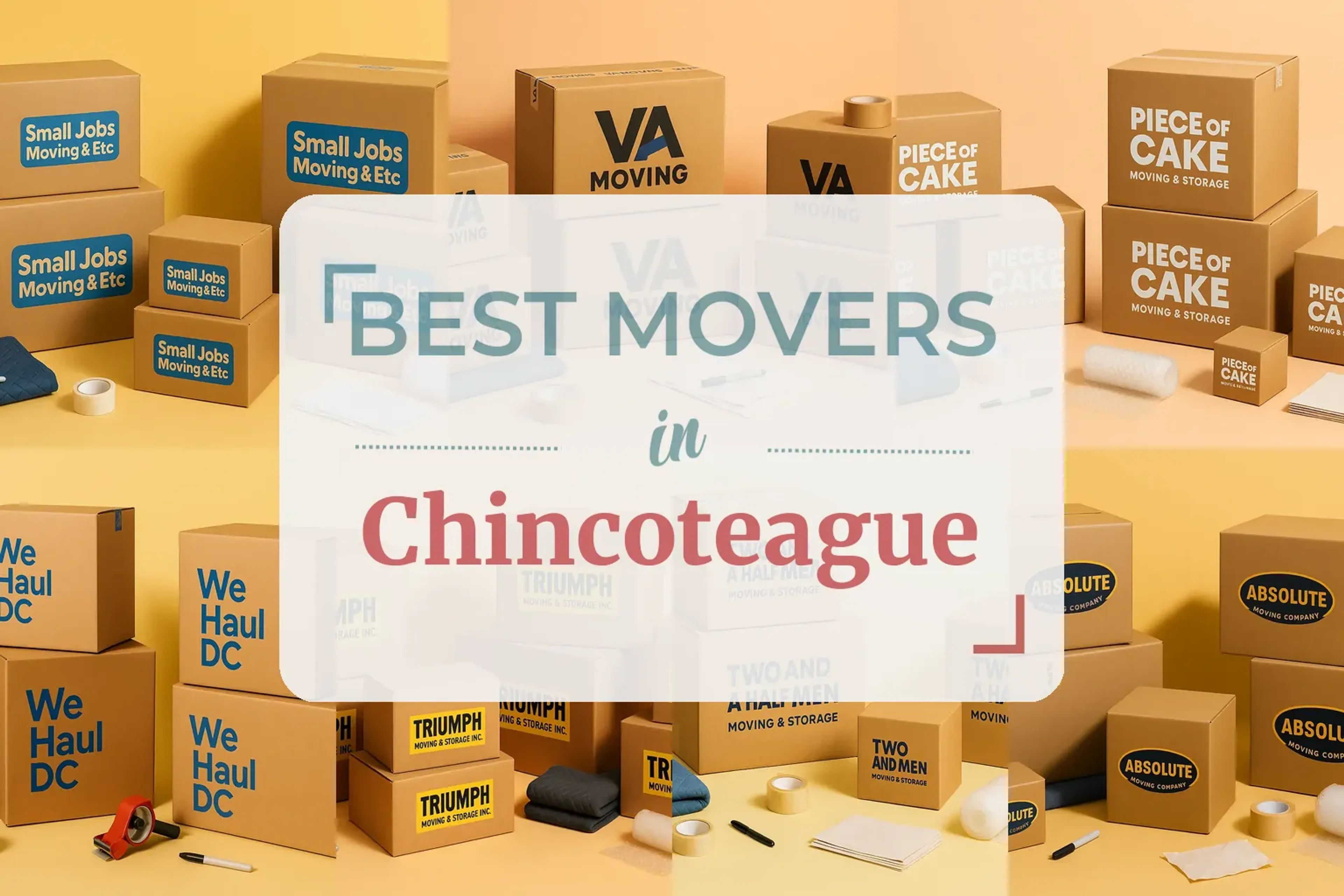 Side-by-side comparison of Chincoteague moving companies