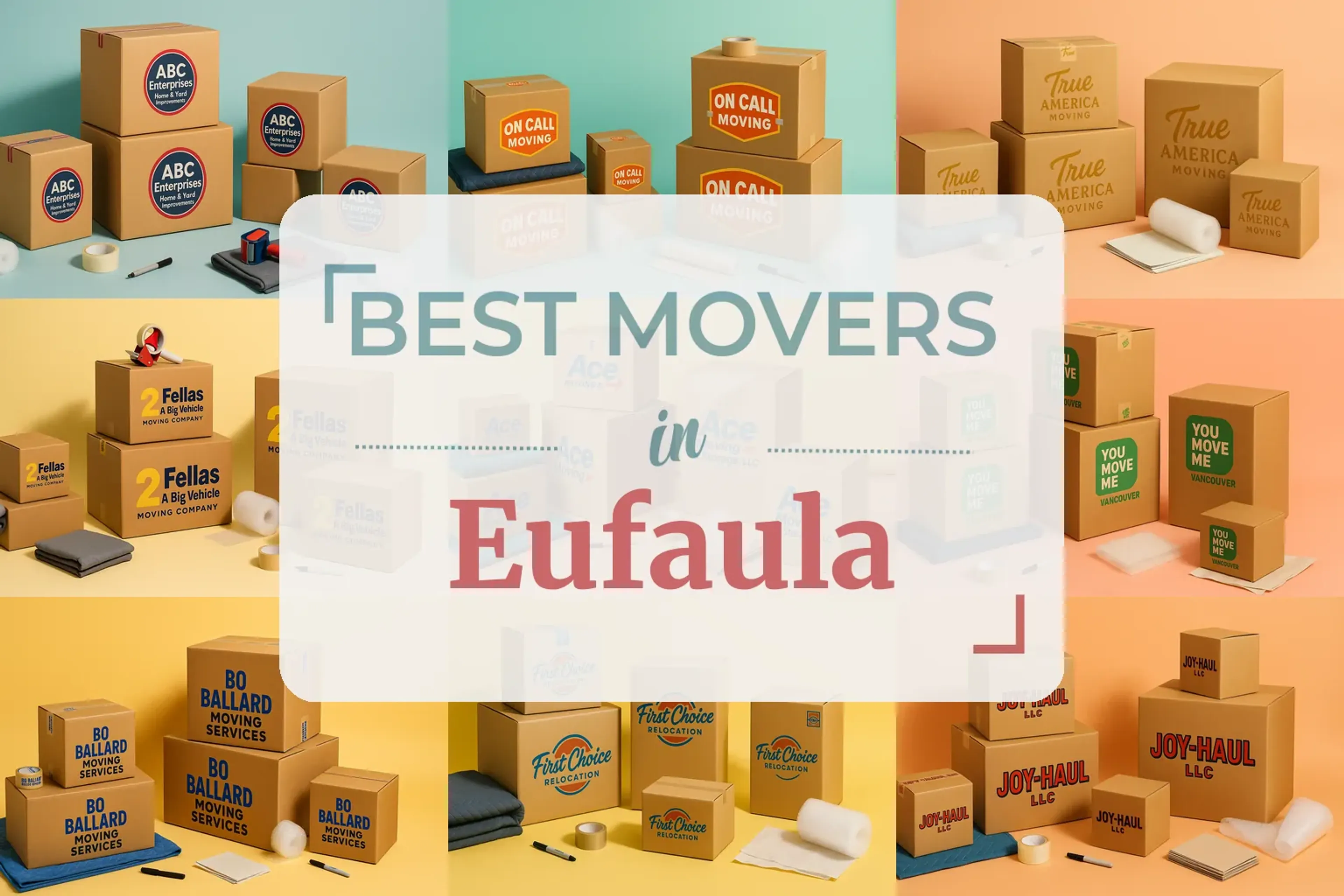 Side-by-side comparison of Eufaula moving companies