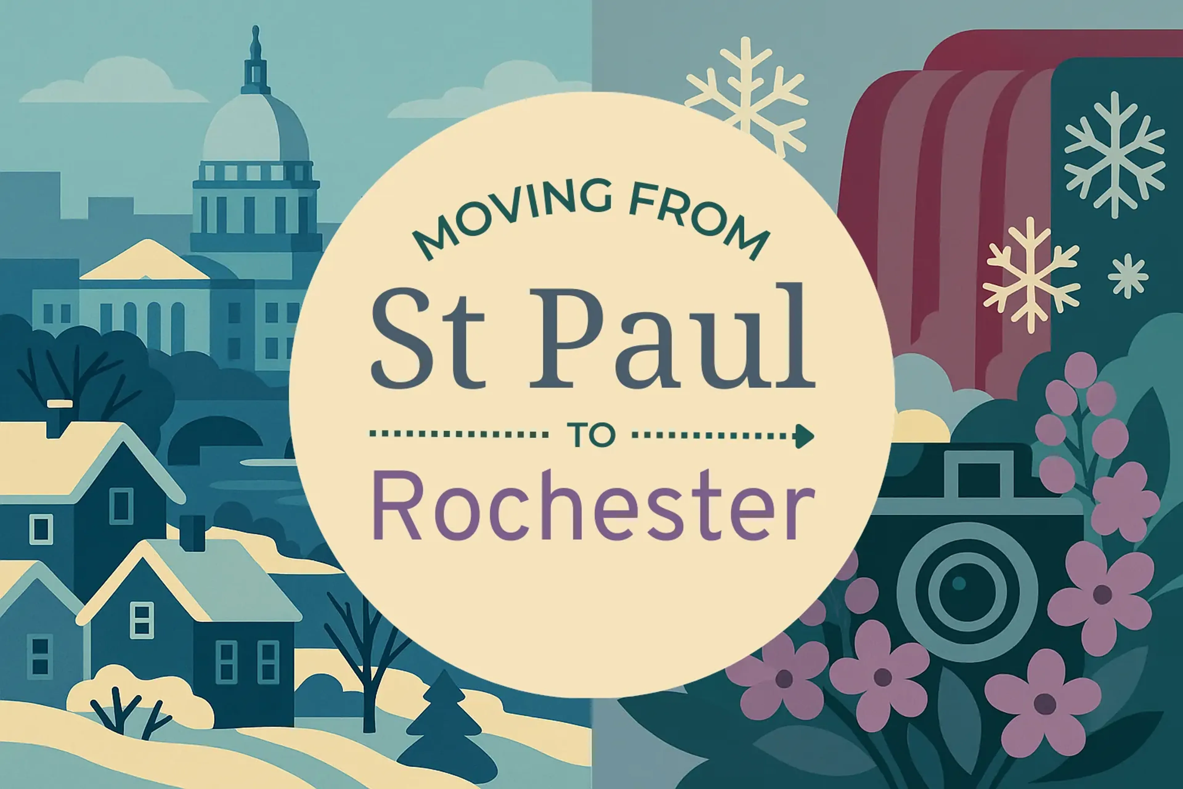 Side-by-side comparison of St. Paul to Rochester moving companies