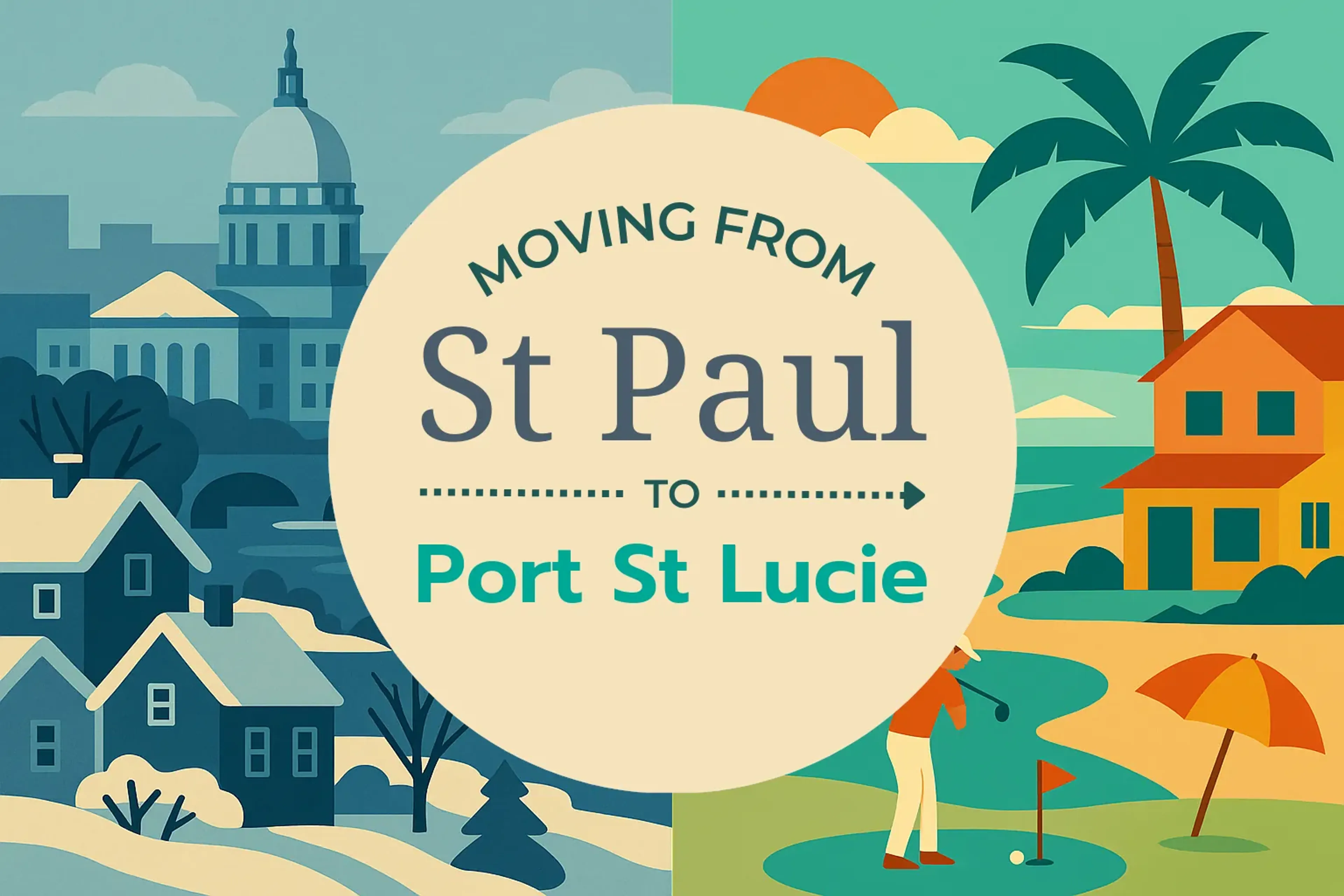 Side-by-side comparison of St. Paul to Port St. Lucie moving companies