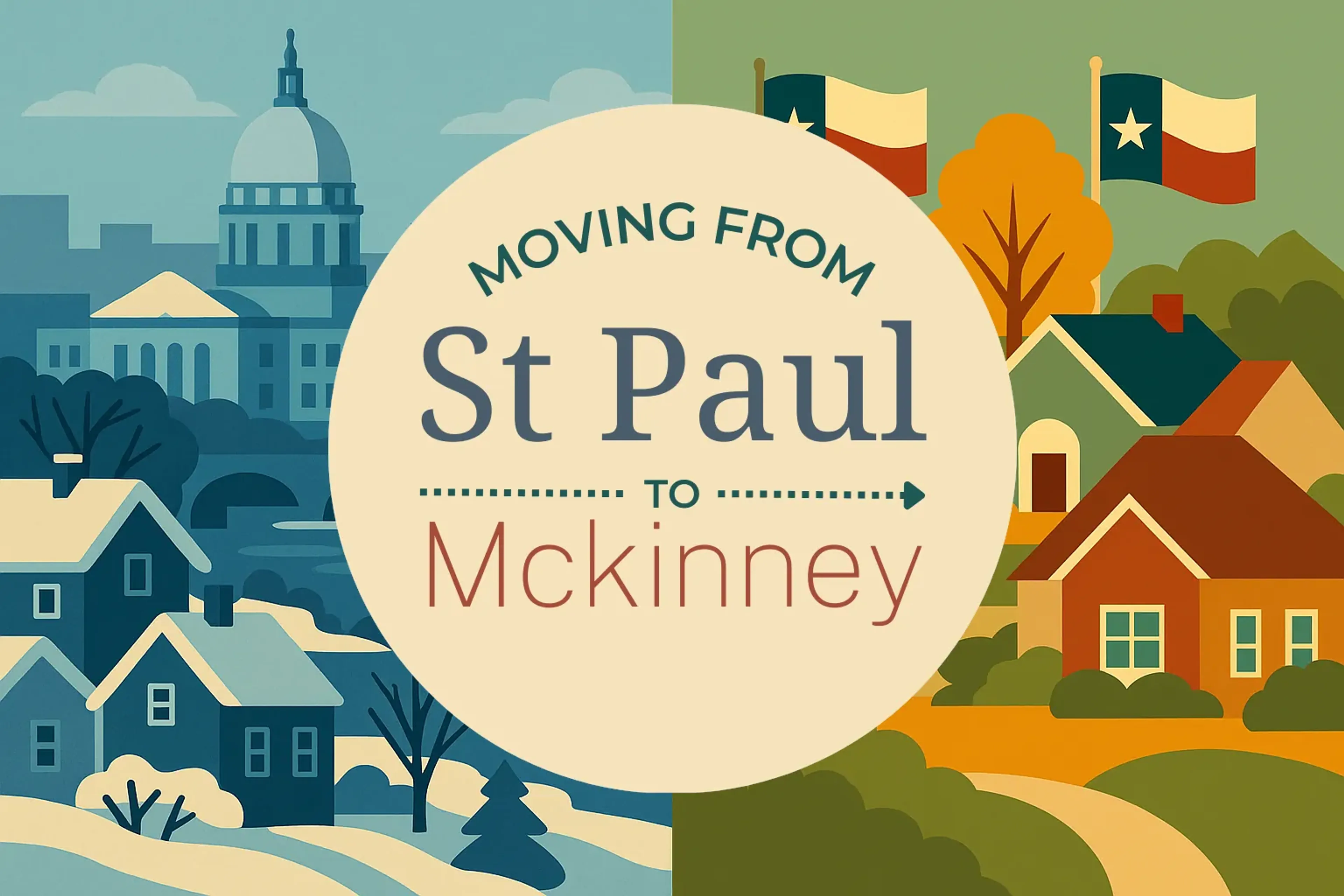 Side-by-side comparison of St. Paul to Mckinney moving companies
