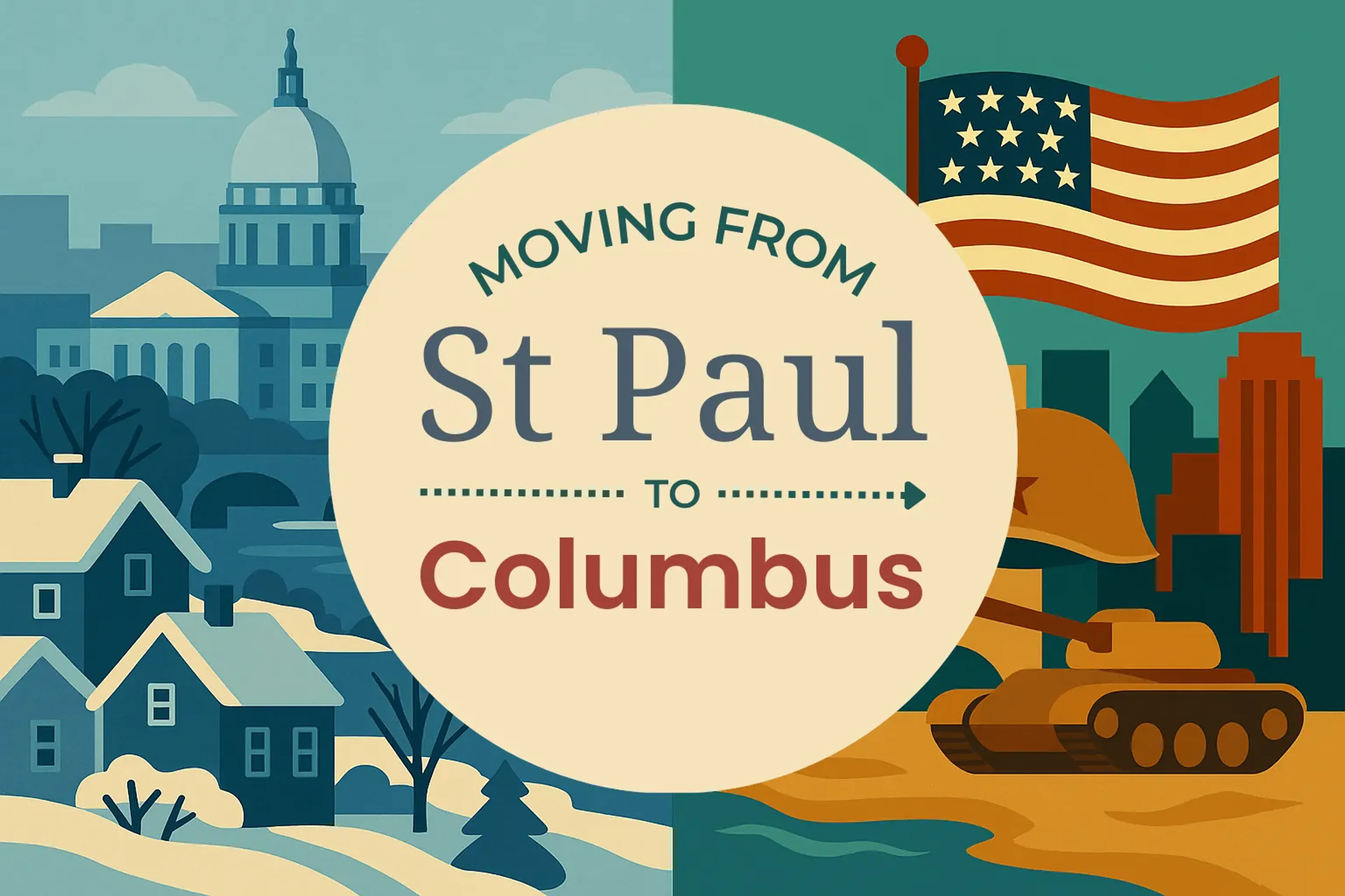 Side-by-side comparison of St. Paul to Columbus moving companies