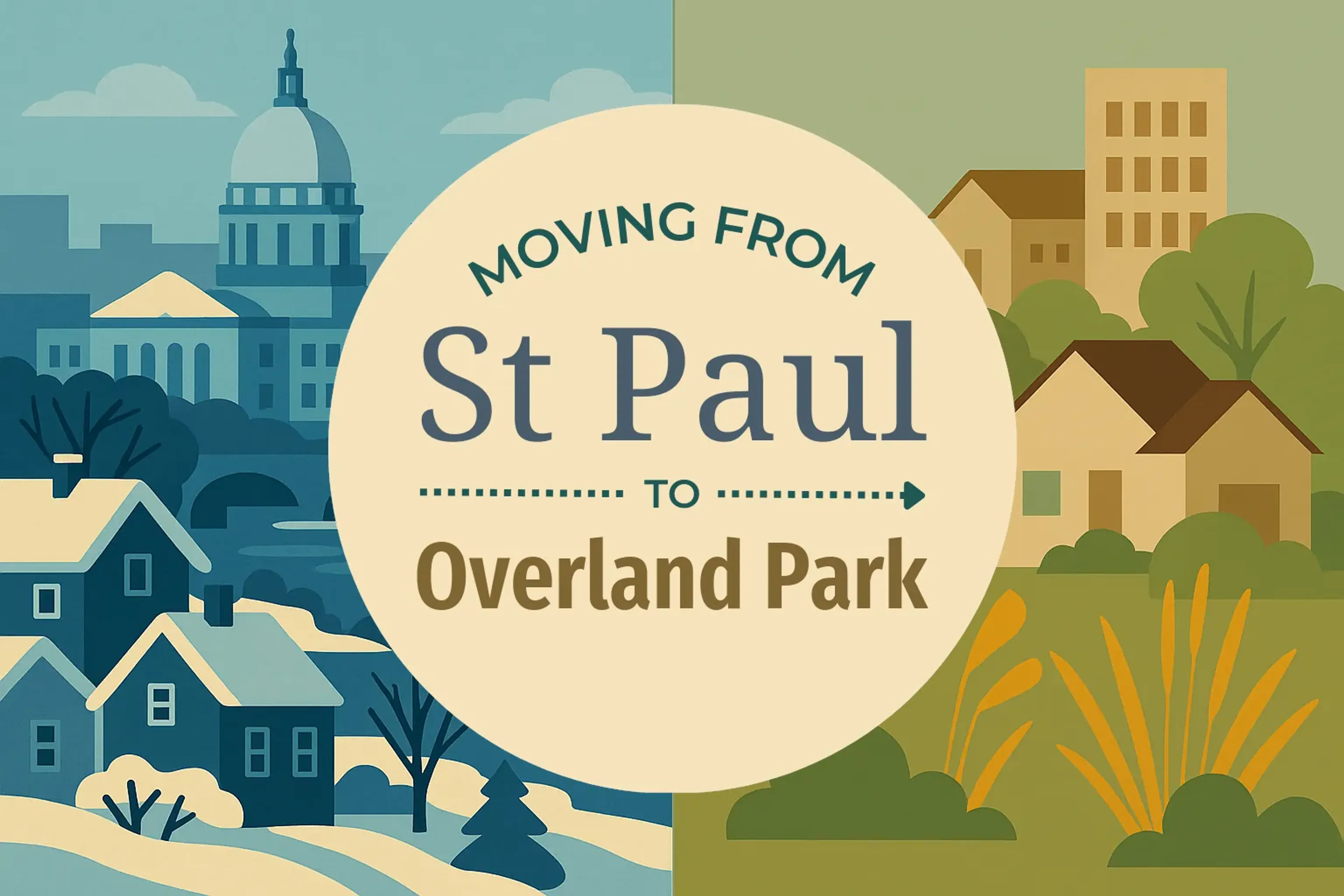 Side-by-side comparison of St. Paul to Overland Park moving companies