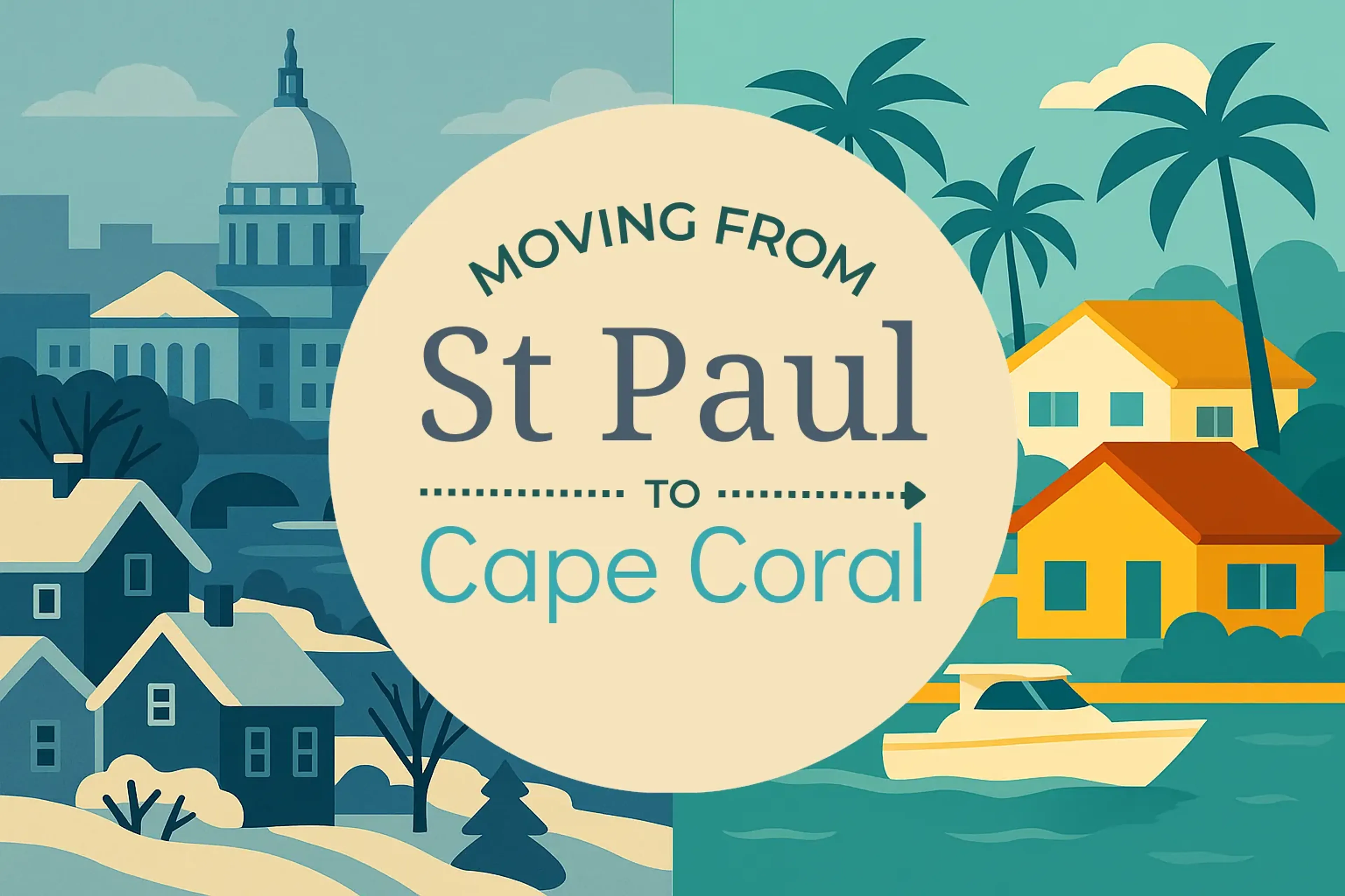 Side-by-side comparison of St. Paul to Cape Coral moving companies