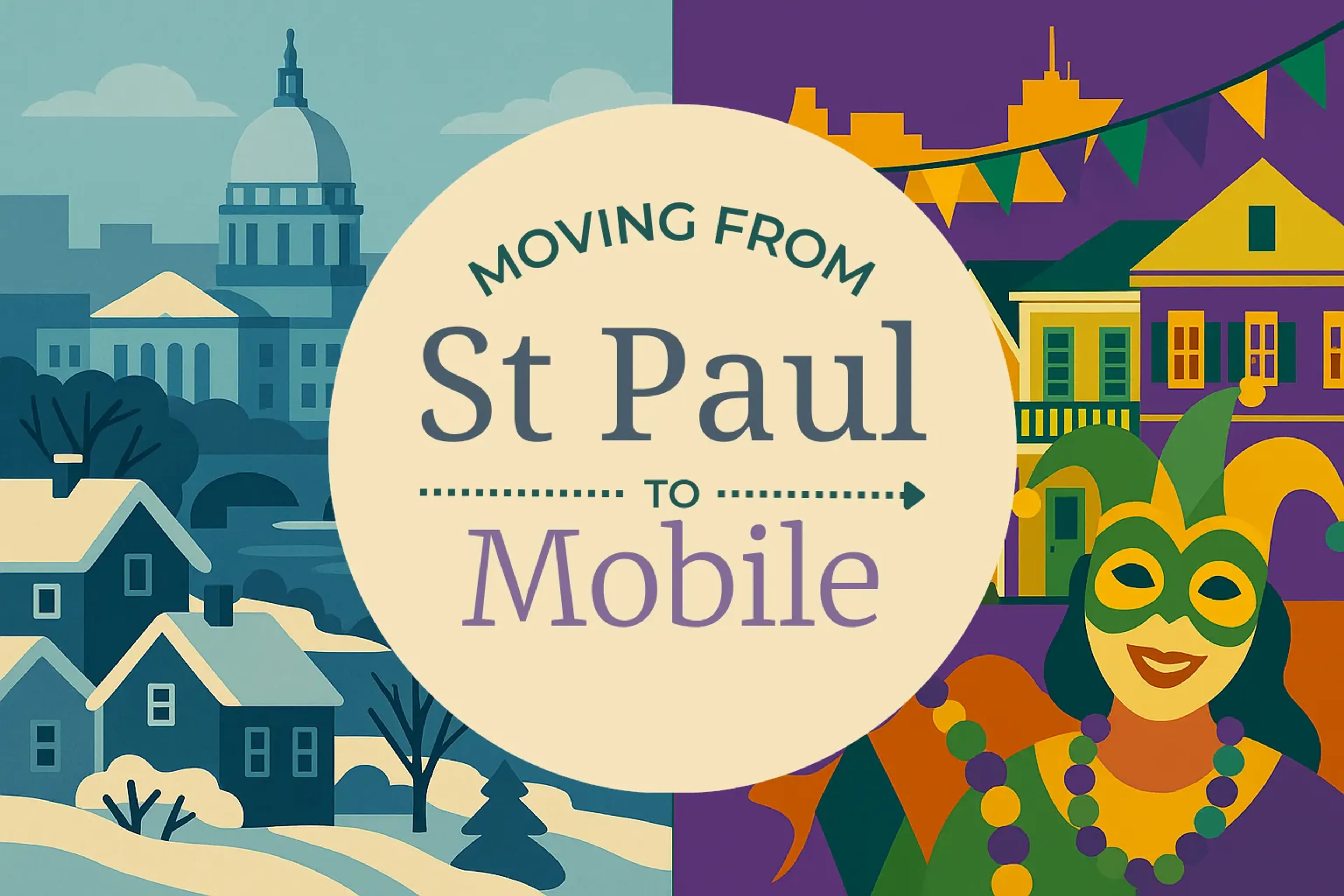 Side-by-side comparison of St. Paul to Mobile moving companies